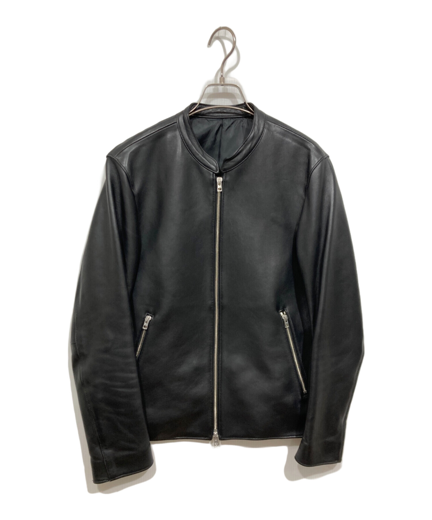 中古・古着通販】LIDnM (リドム) ラムレザーシングルライダース