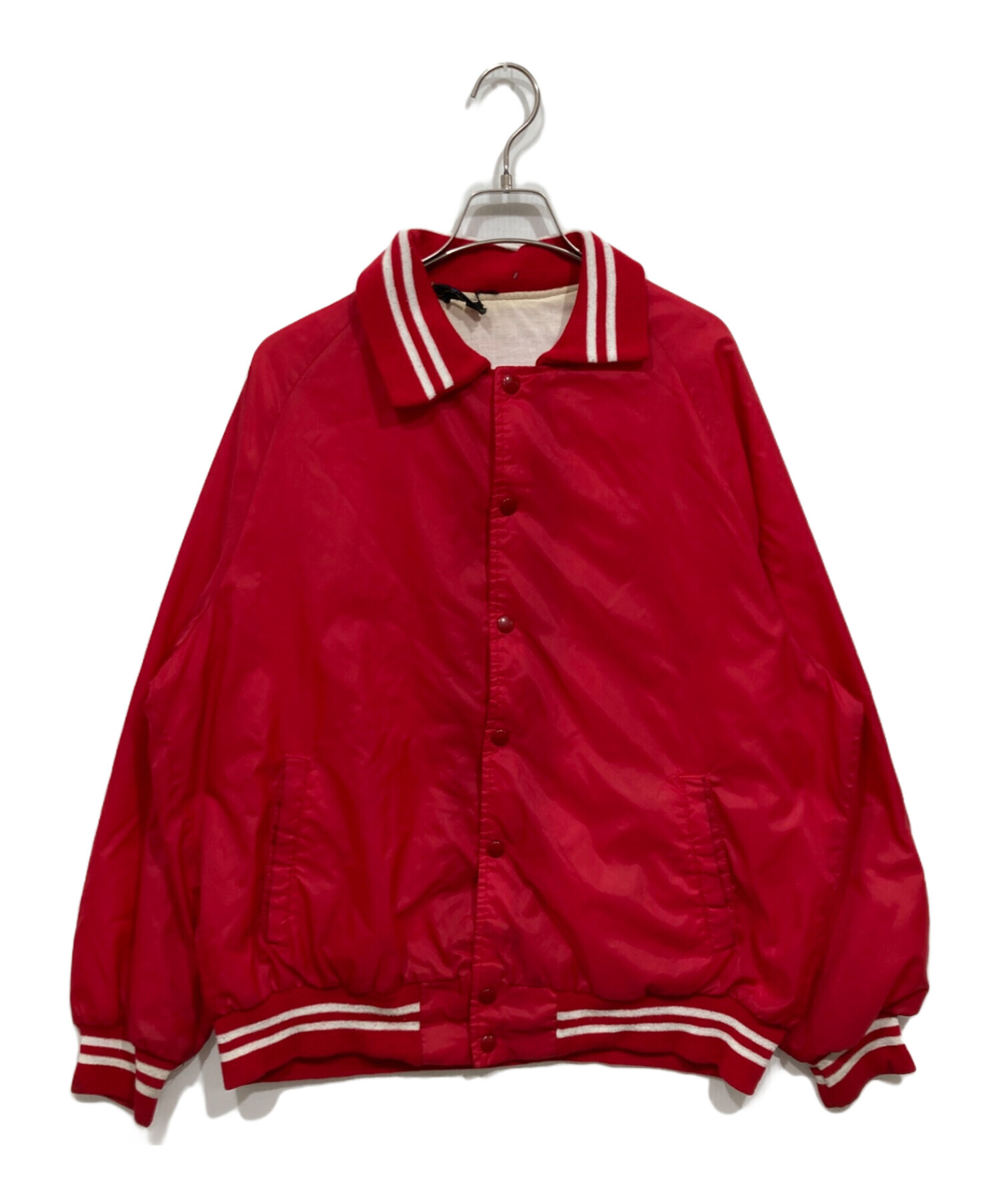 Champion スカジャン 中古・古着通販】Champion (チャンピオン) スカジャン レッド サイズ