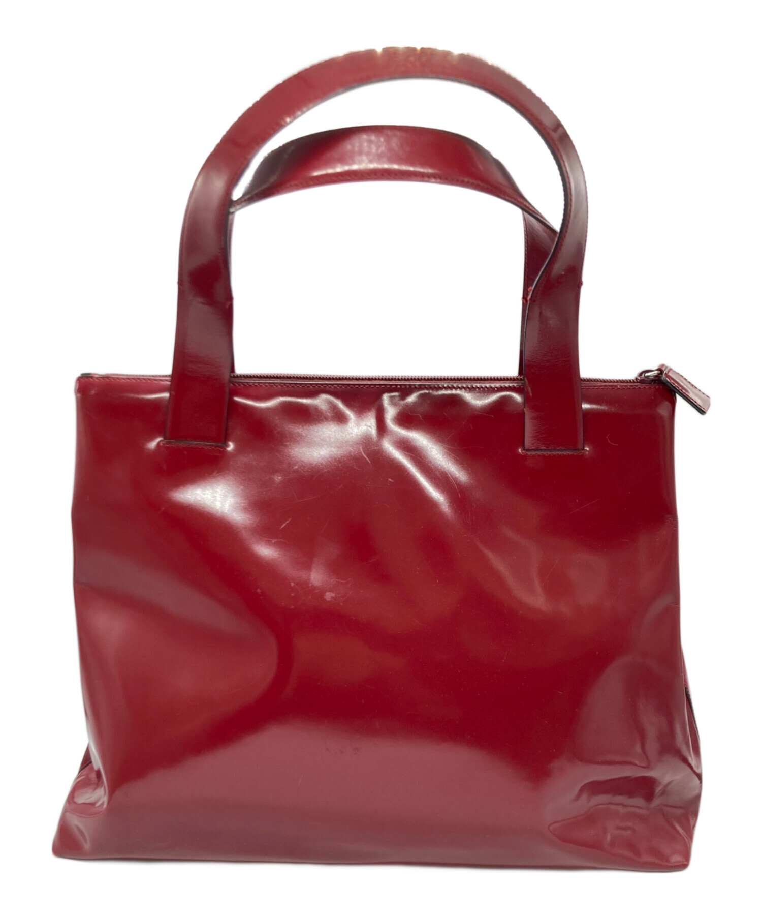 中古・古着通販】PRADA (プラダ) トートバッグ レッド｜ブランド・古着