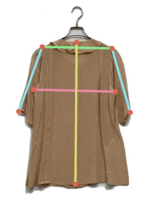 中古・古着通販】MIU MIU (ミュウミュウ) シルクブラウス ベージュ