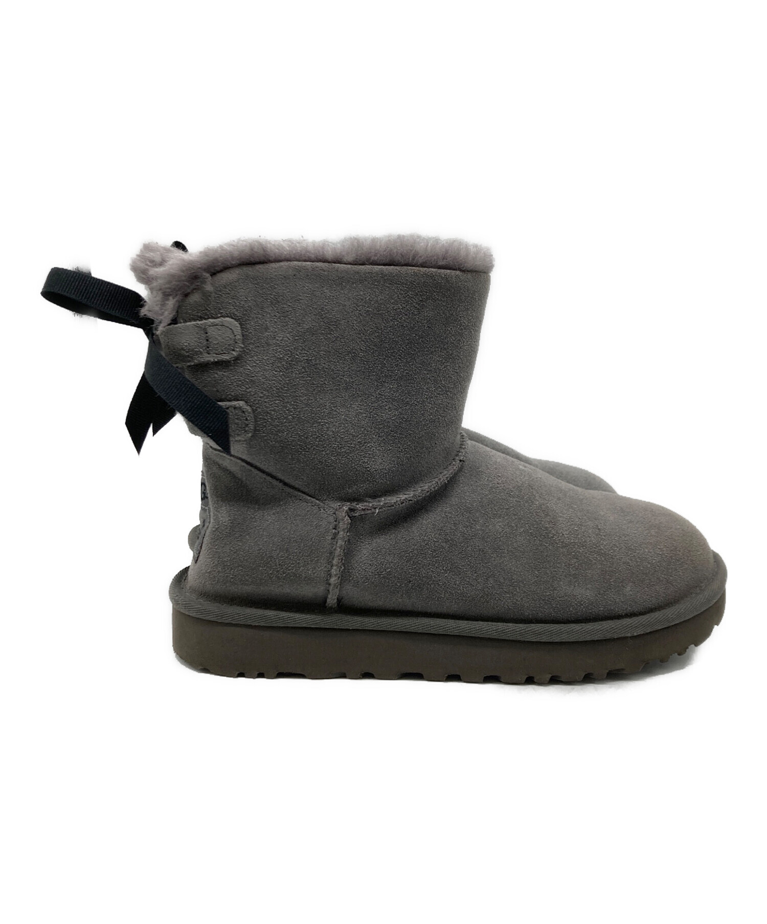 中古・古着通販】UGG (アグ) ムートンブーツ / CONTINUITY BOW グレー
