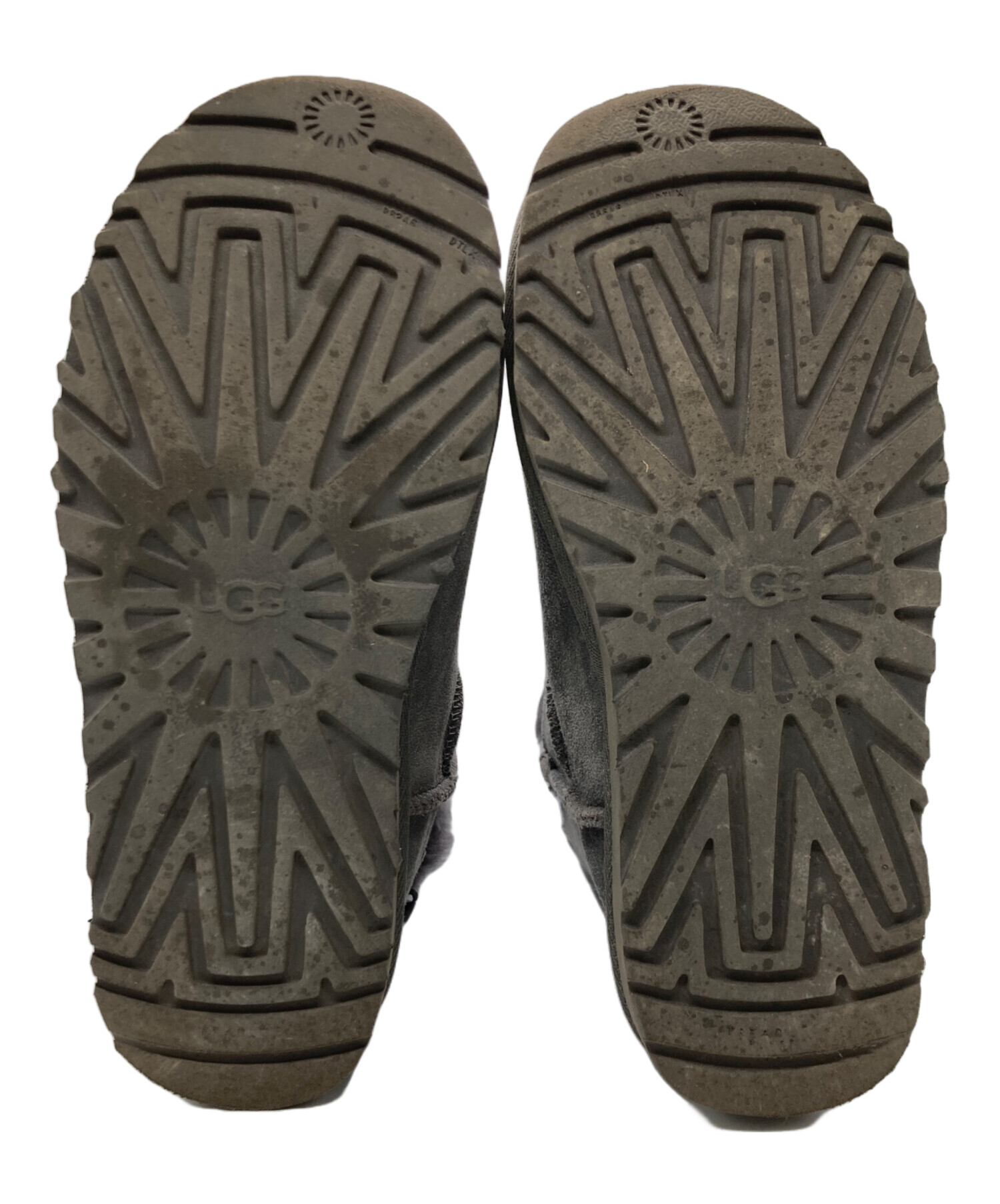 ☆*☆様 UGGムートンブーツ19.5cm 中古・古着通販】UGG (アグ) ムートンブーツ / CONTINUITY BOW グレー