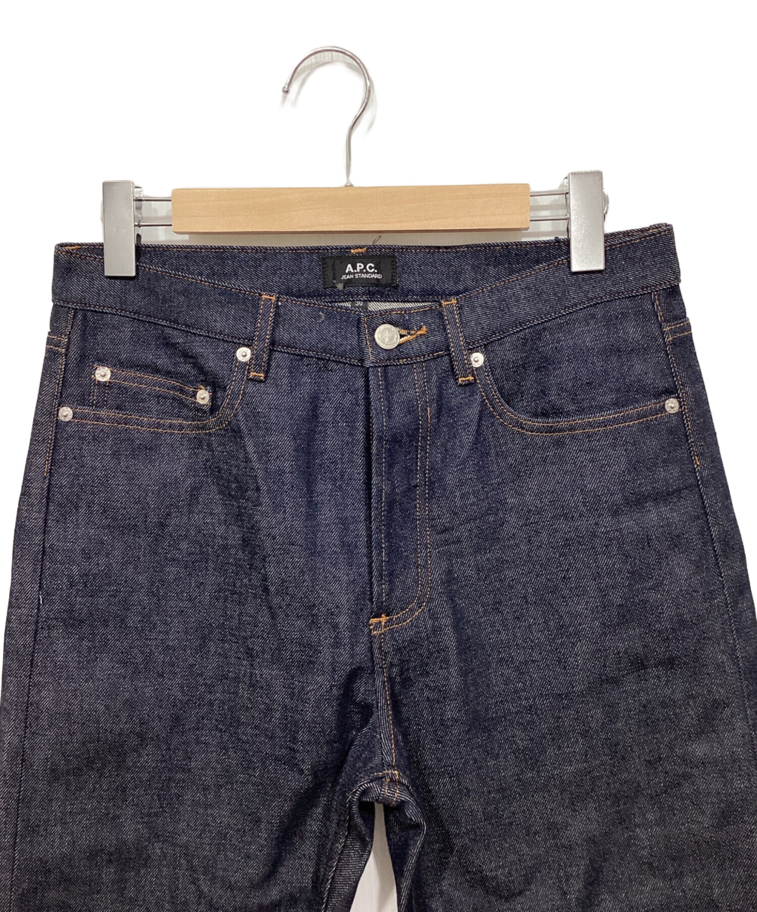 中古・古着通販】A.P.C. (アーペーセー) デニムパンツ ネイビー サイズ 