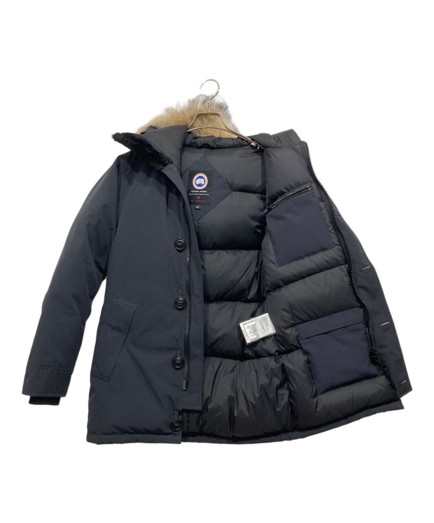   ジャスパーパーカー XS ブラック※断捨離セール 中古・古着通販】CANADA GOOSE (カナダグース) ダウンジャケット