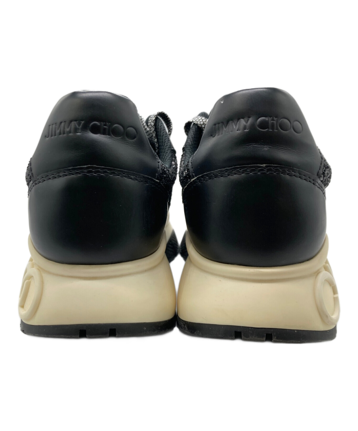 中古・古着通販】JIMMY CHOO (ジミーチュウ) 厚底グリッタースニーカー