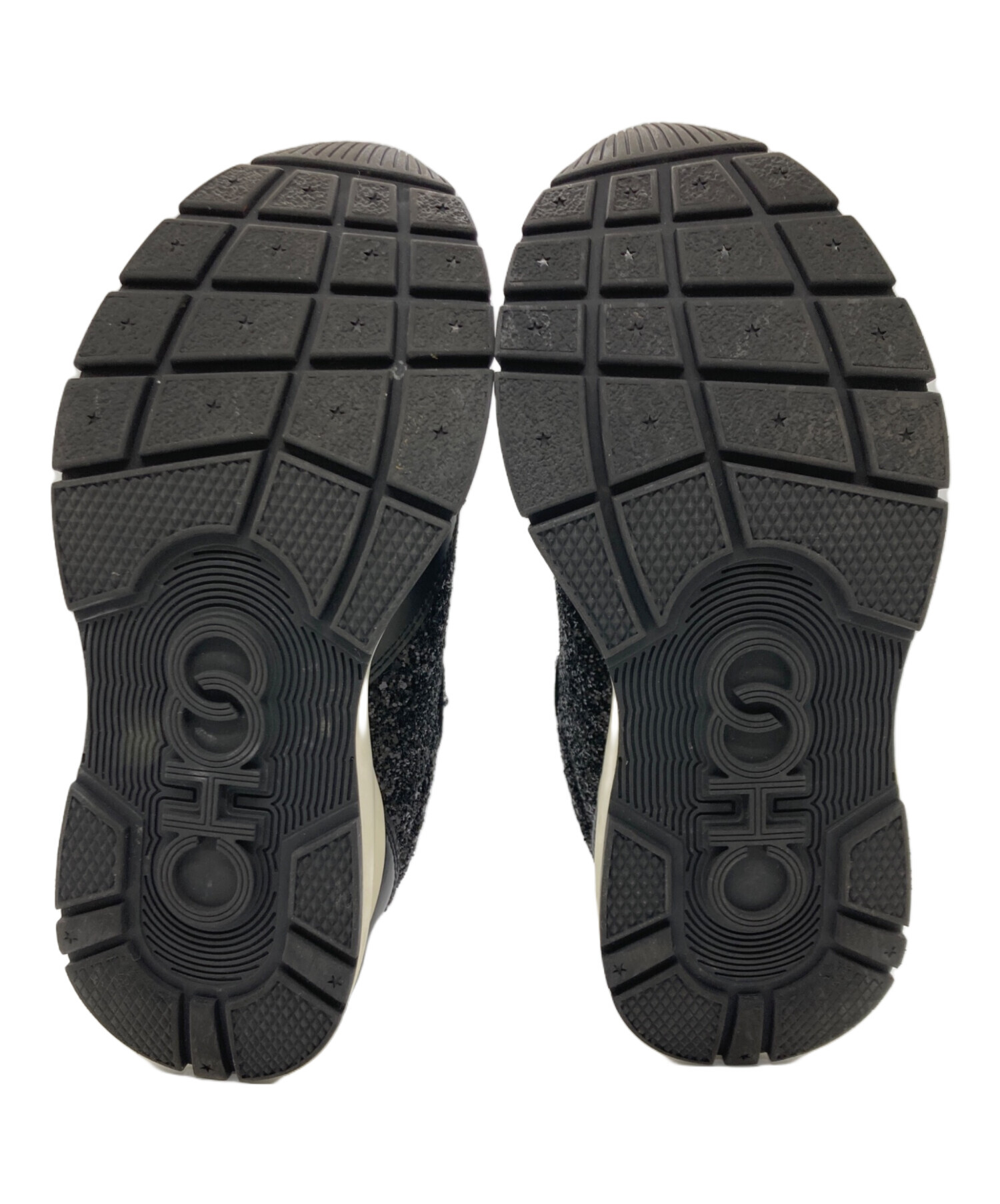 中古・古着通販】JIMMY CHOO (ジミーチュウ) 厚底グリッタースニーカー