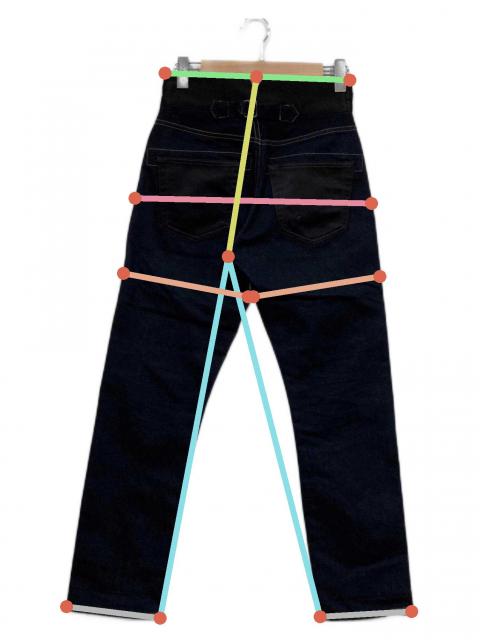 14SS JUNYA WATANABEグリッター加工 切替パンツ レディースS 中古・古着通販】JUNYA WATANABE MAN (ジュンヤワタナベマン) 切替
