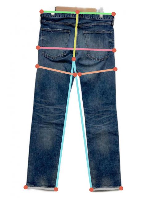 中古・古着通販】RED CARD (レッドカード) SHIPS別注 スリムテーパード