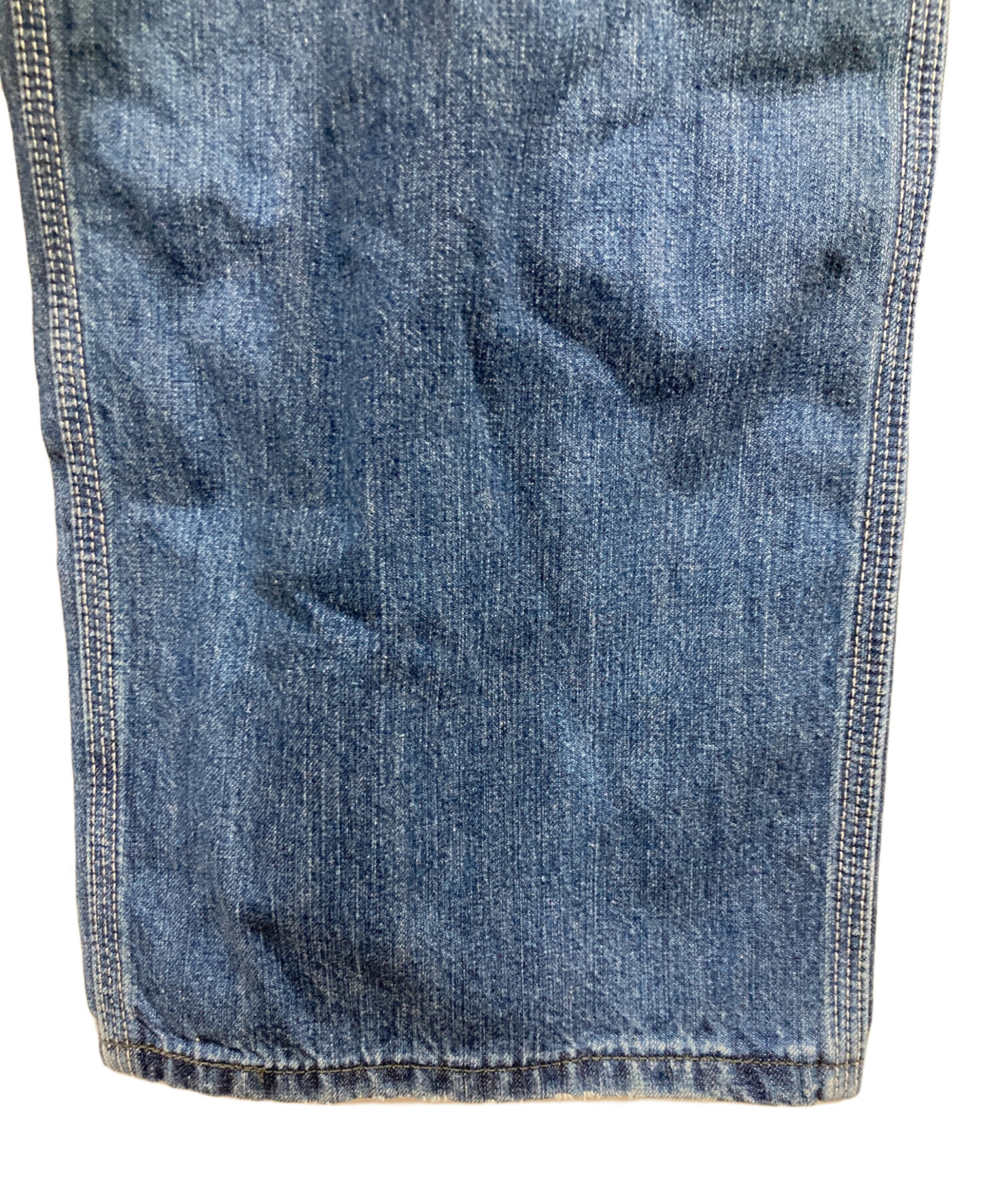 中古・古着通販】LEE (リー) ユーズドデニムオーバーオール ブルー