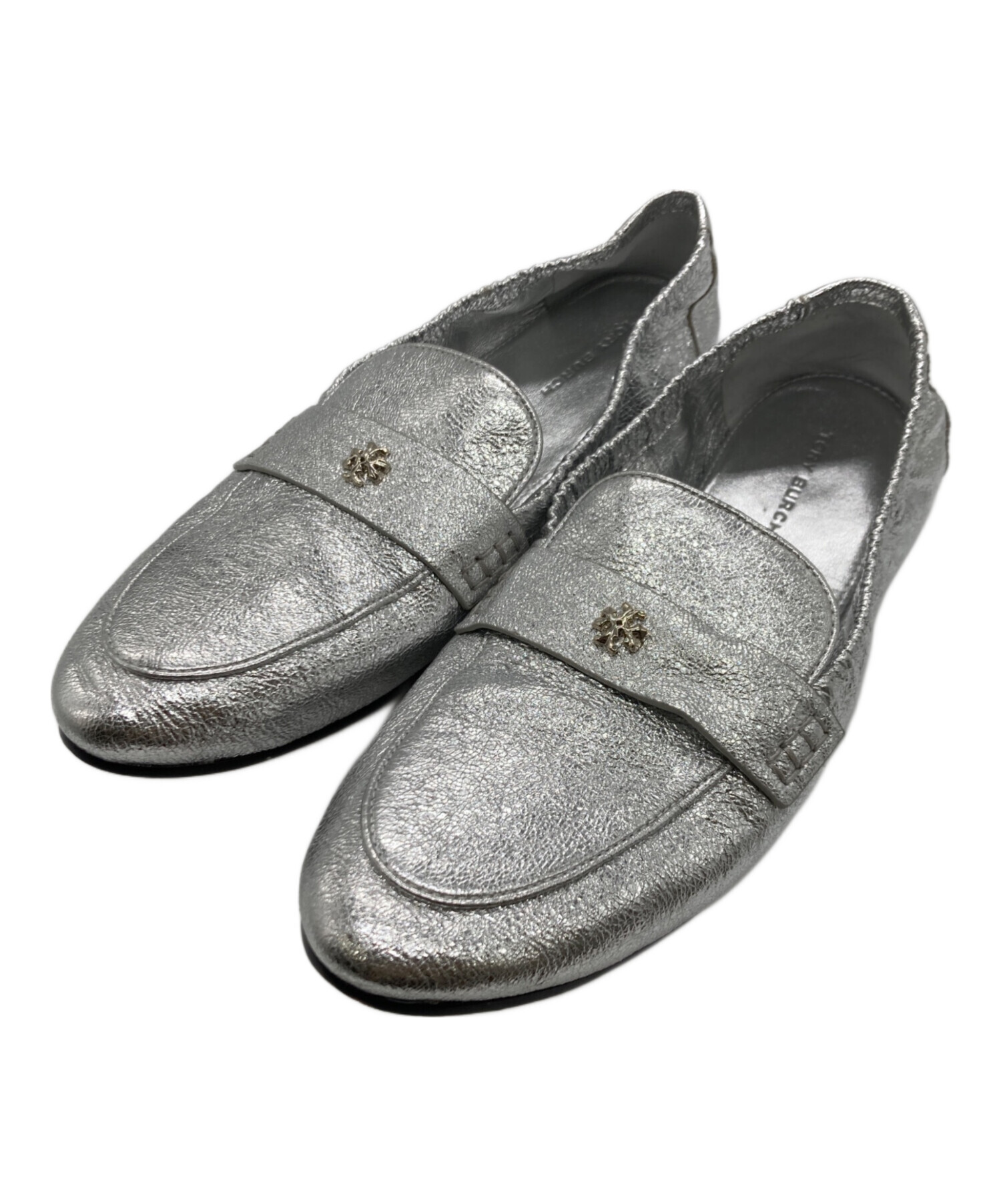 中古・古着通販】TORY BURCH (トリーバーチ) ローファー シルバー