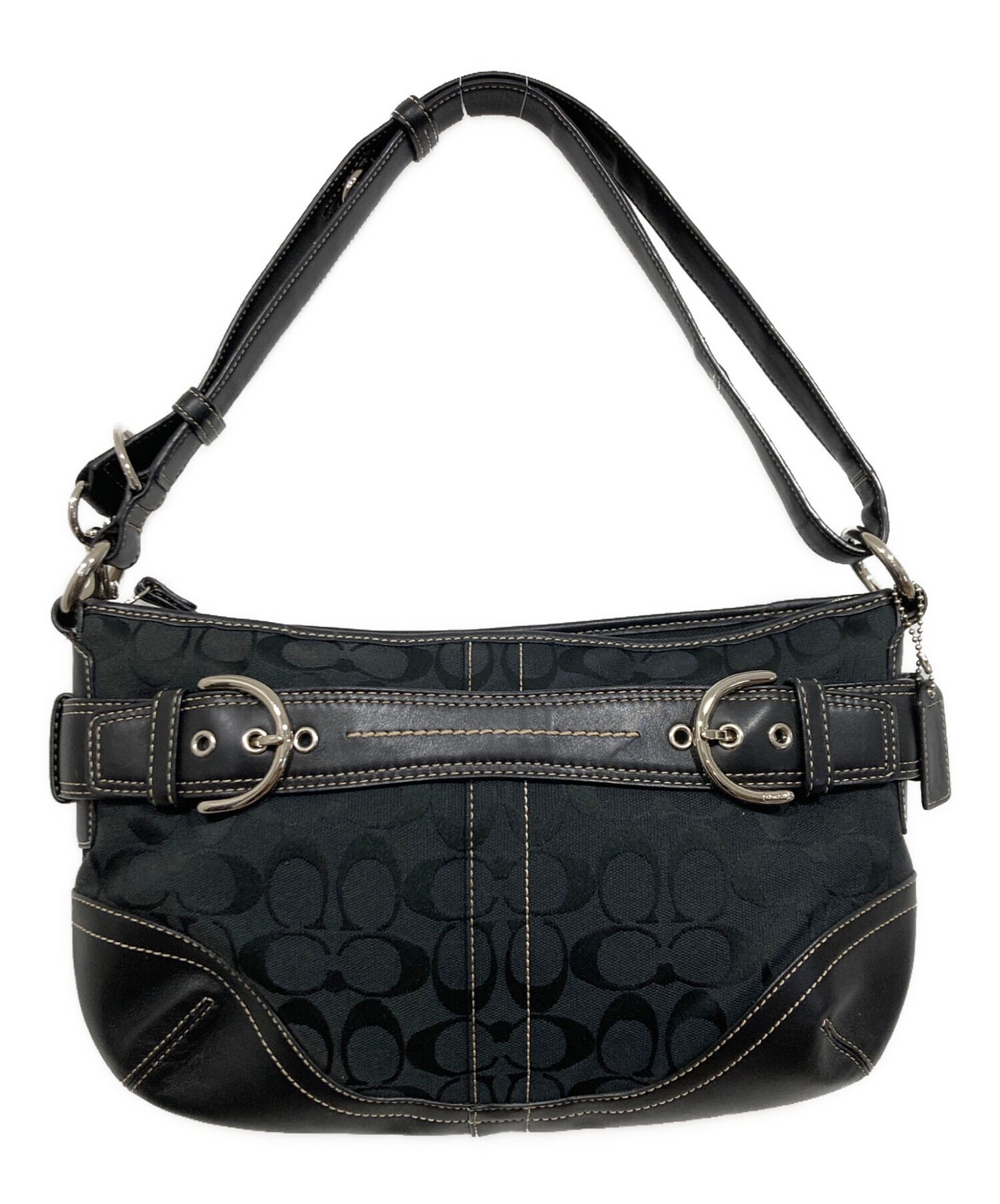 中古・古着通販】COACH (コーチ) ソーホー シグネチャー ホーボー