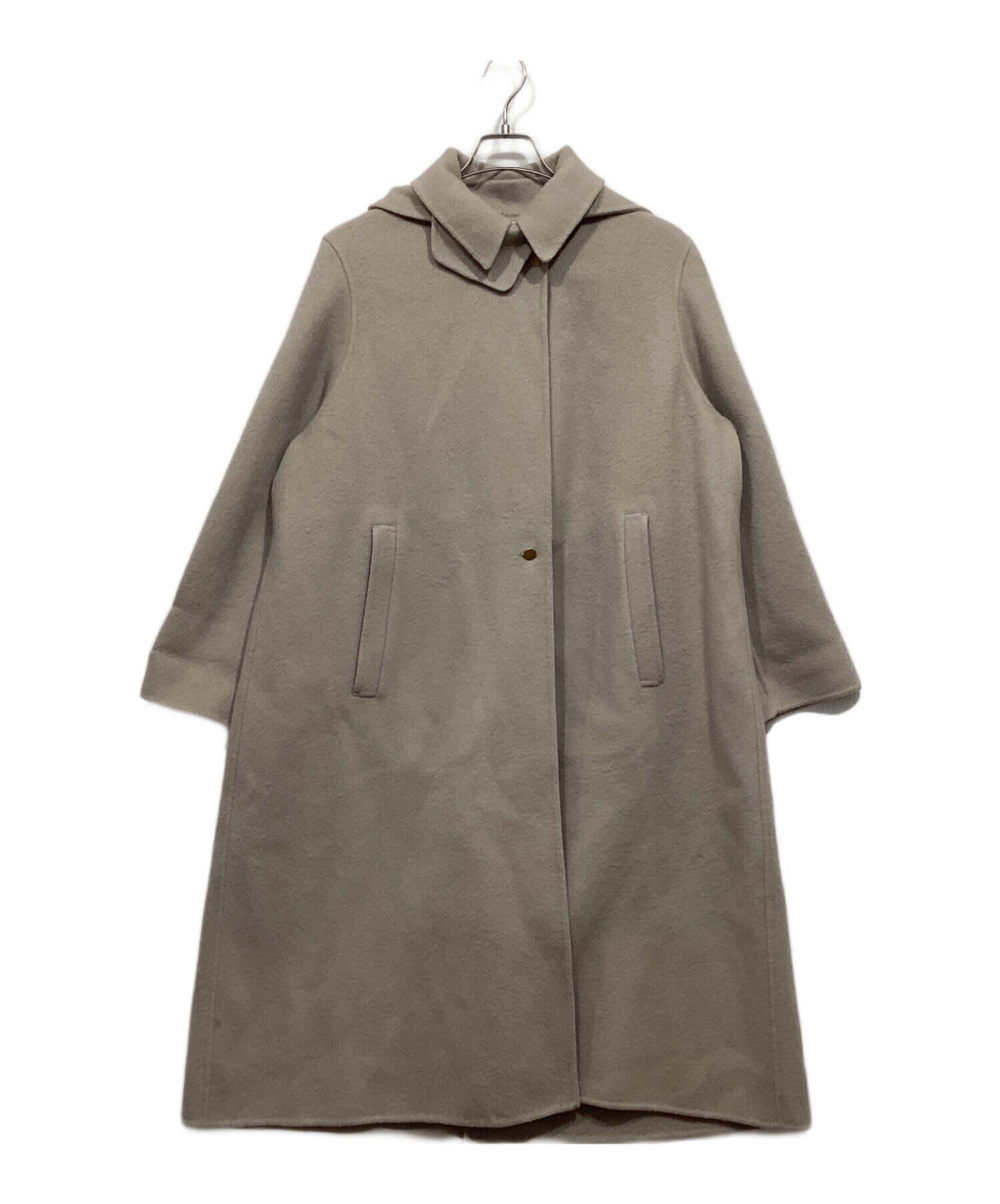 IENA　2wayコート 中古・古着通販】IENA (イエナ) ダブルフェイスフードコート グレー