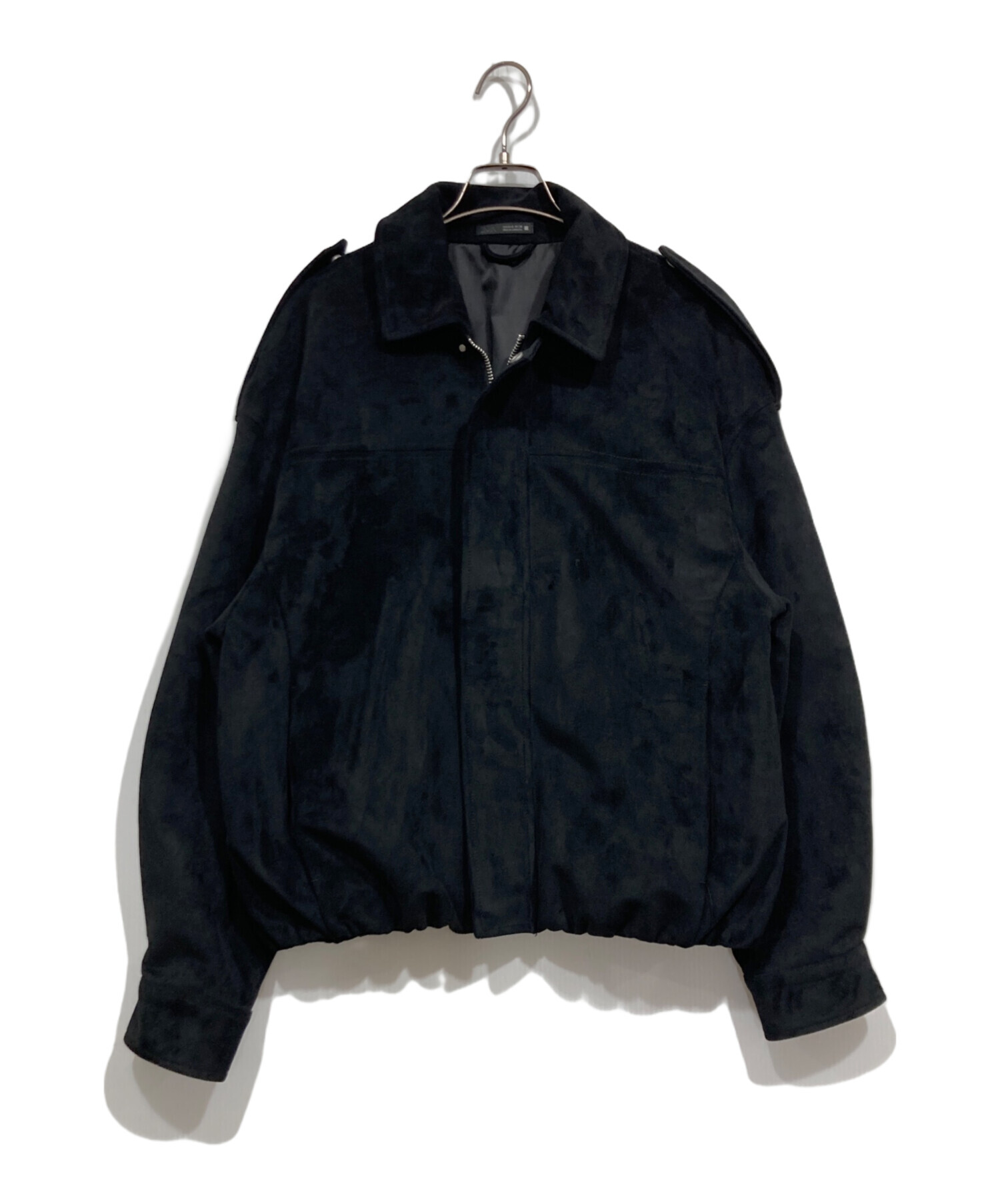 中古・古着通販】ZARA (ザラ) スウェードジャケット ブラック サイズ