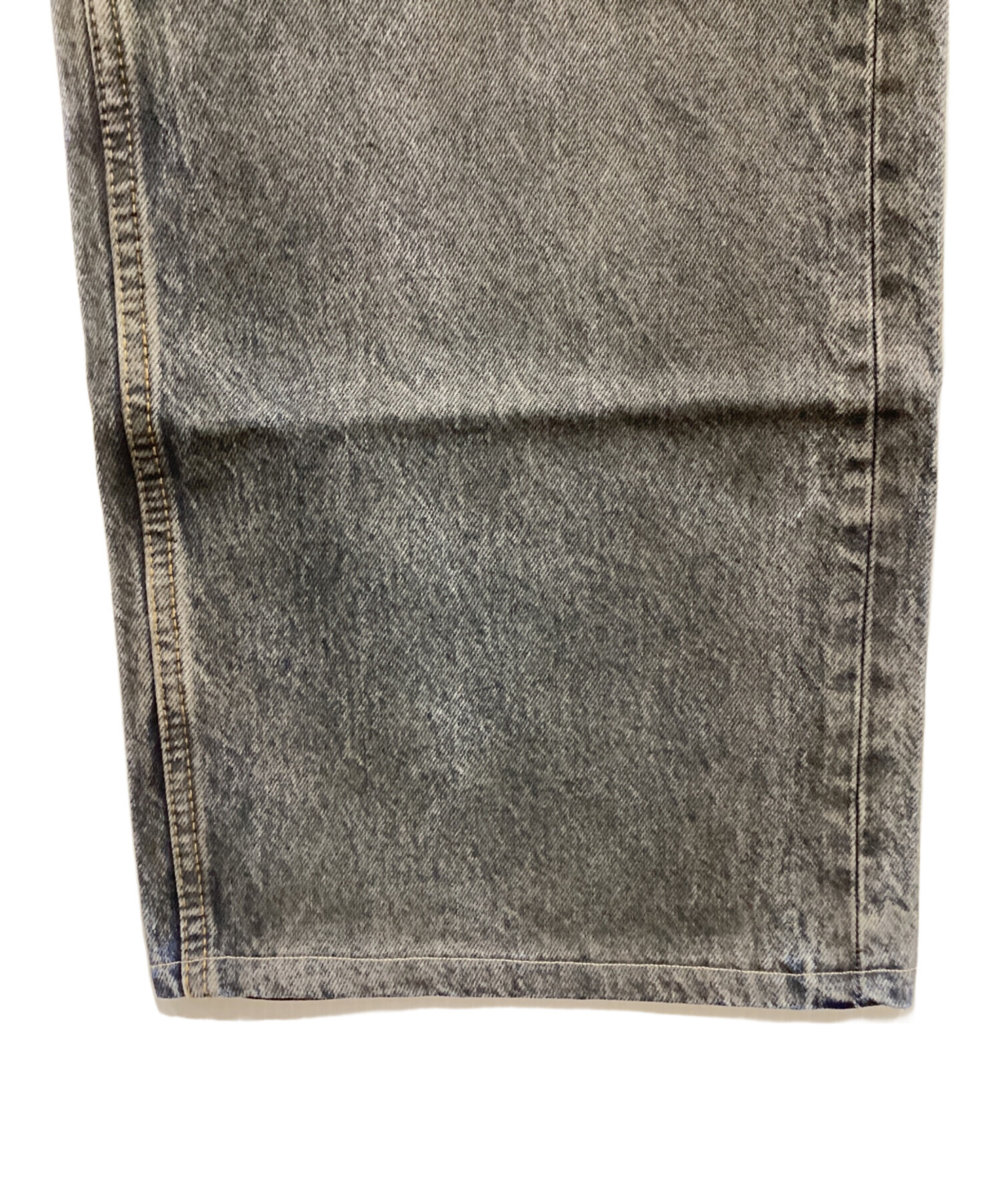 中古・古着通販】ZARA (ザラ) コーティングデニムパンツ グレー サイズ