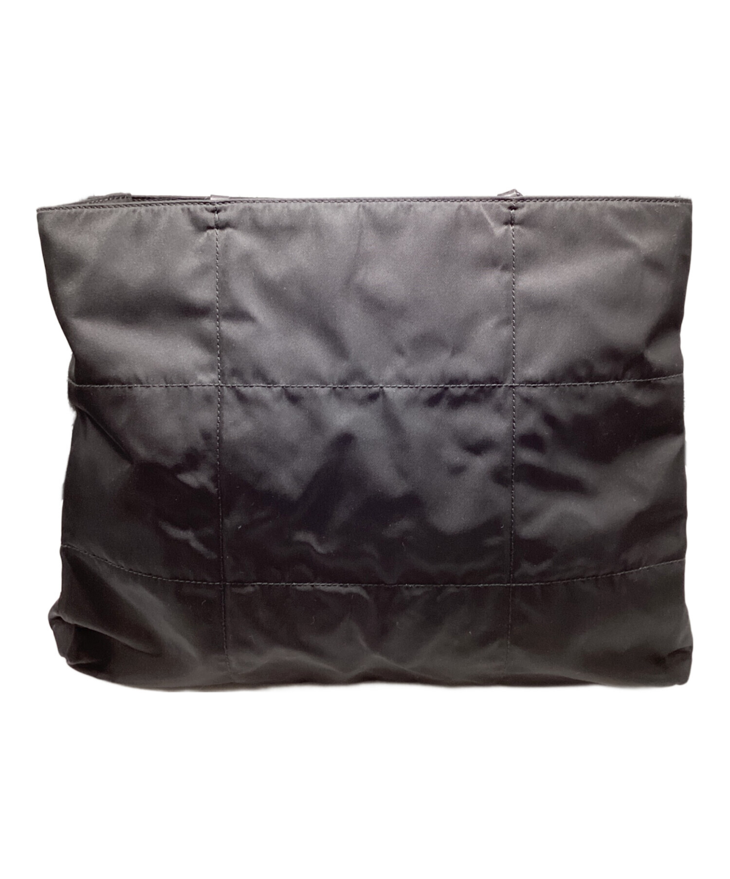 中古・古着通販】PRADA (プラダ) チェーントートバッグ ブラック
