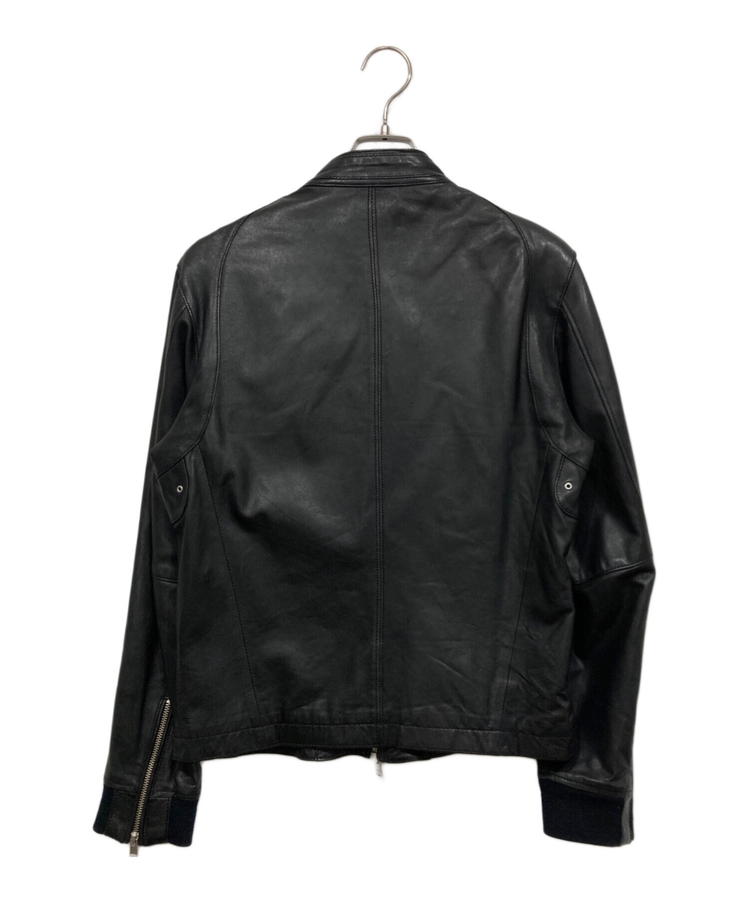 中古・古着通販】HARE (ハレ) ラムレザージャケット ブラック サイズ:M