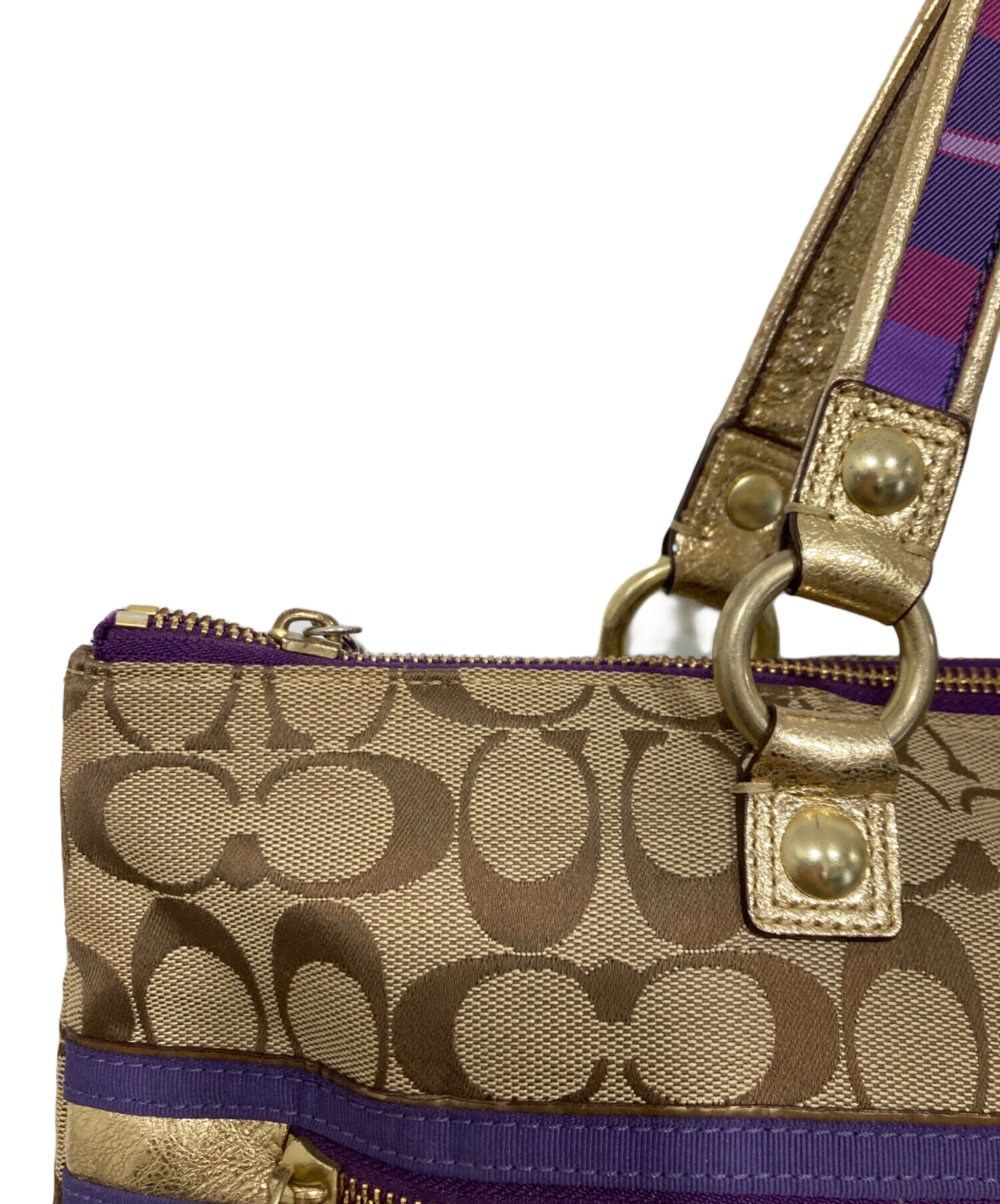 中古・古着通販】COACH (コーチ) トートバッグ / ポピータータン