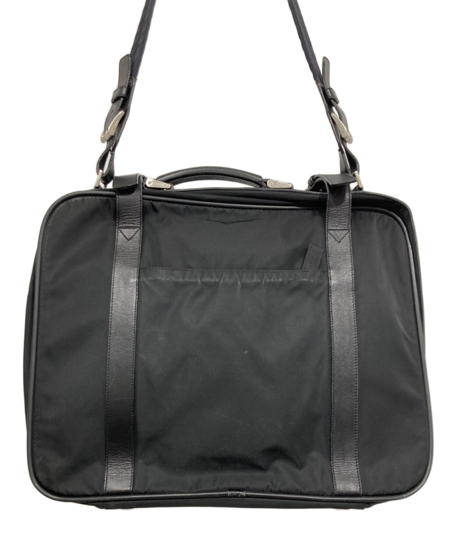 中古・古着通販】PRADA (プラダ) ナイロンブリーフケース ブラック
