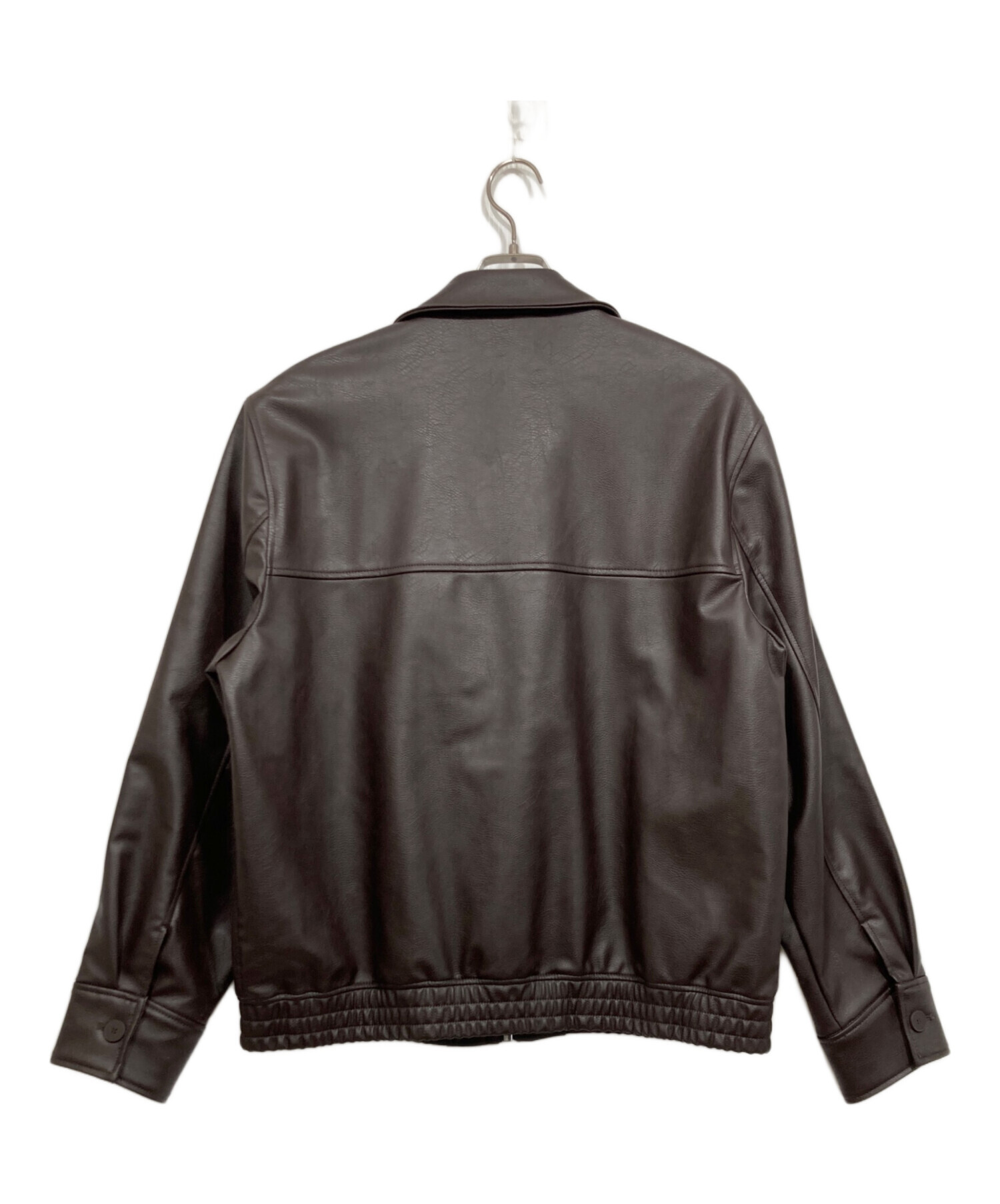 中古・古着通販】ZARA (ザラ) フェイクレザージャケット ブラウン
