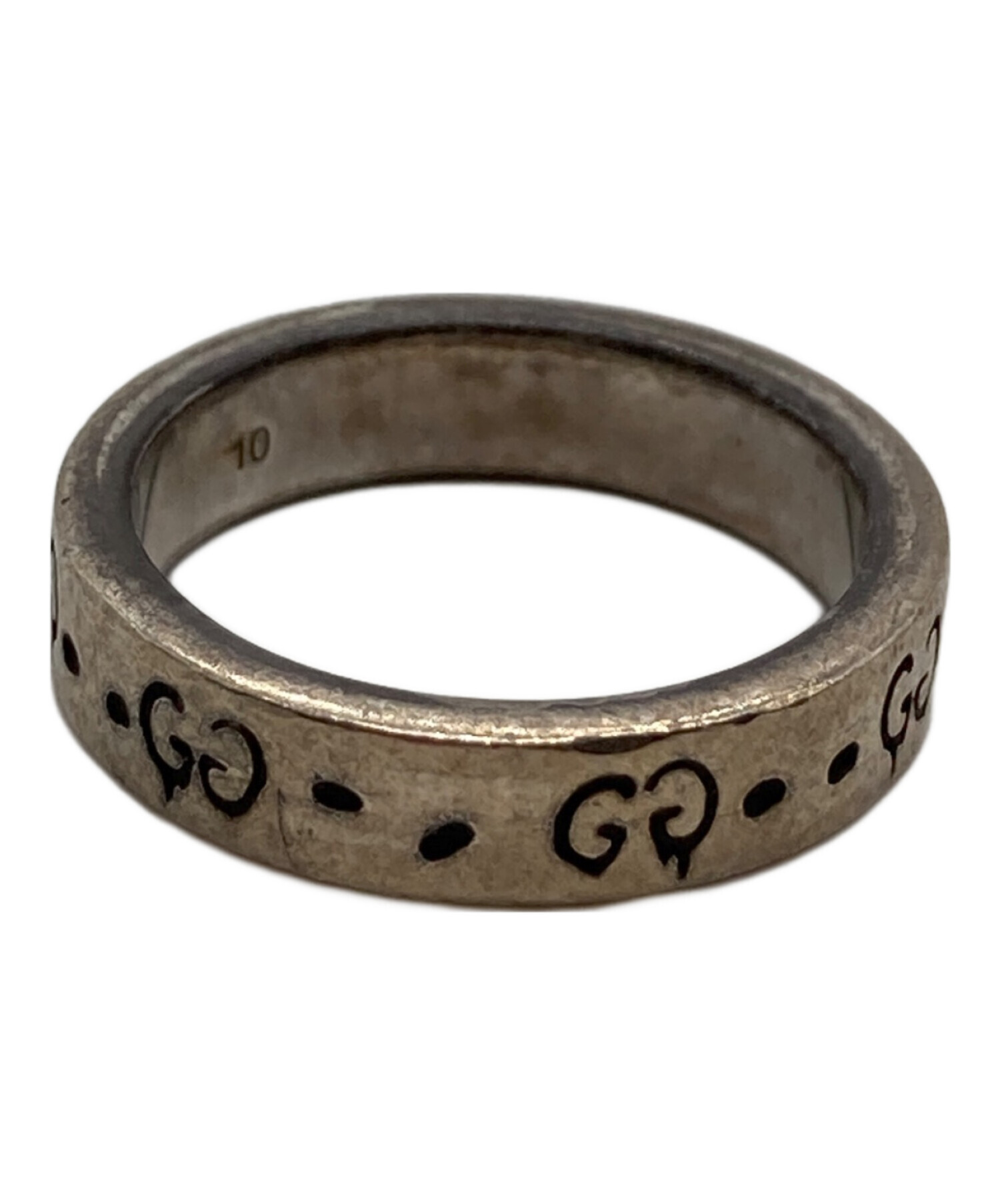 中古・古着通販】GUCCI (グッチ) ゴーストリング シルバー サイズ:8 