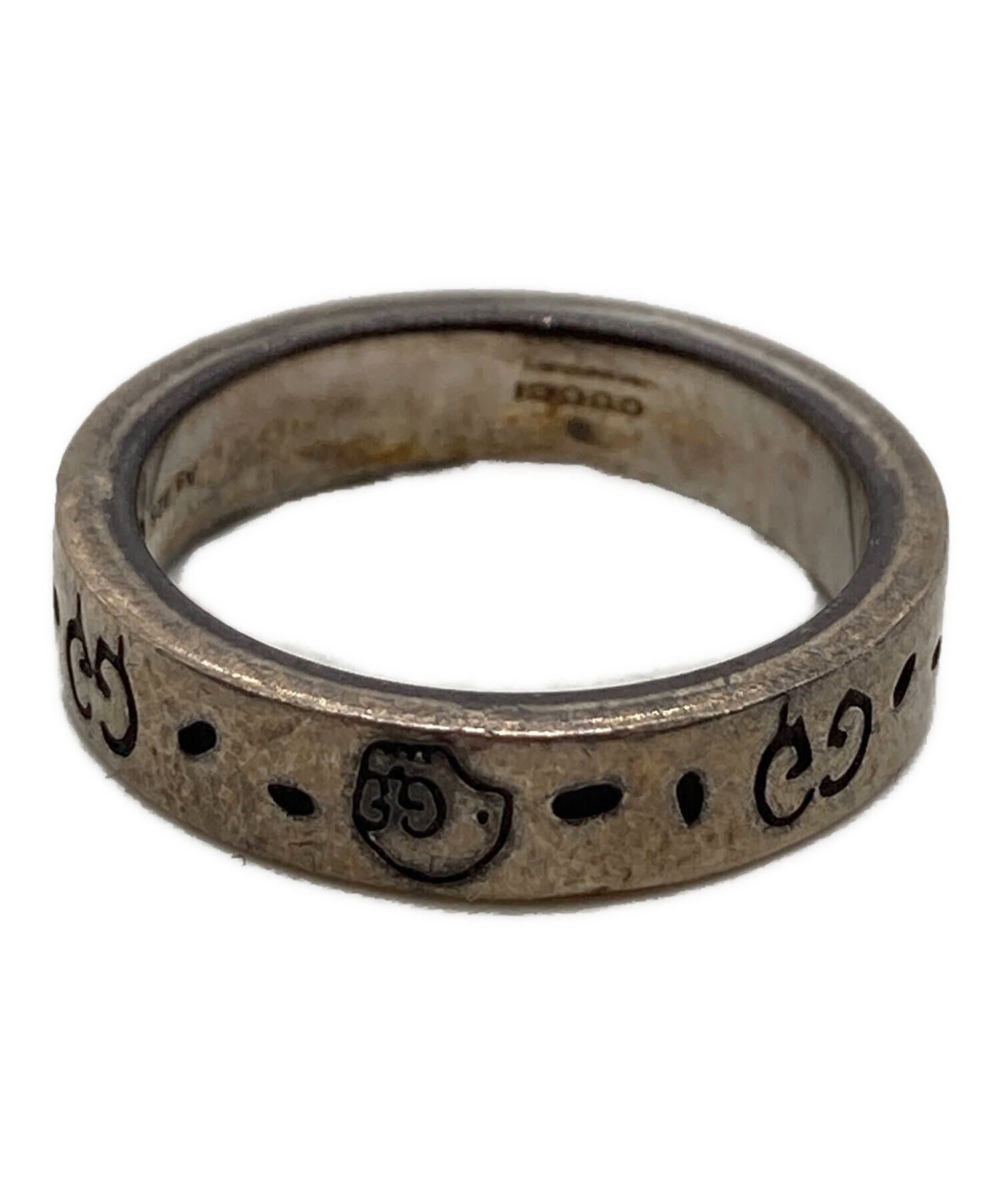 中古・古着通販】GUCCI (グッチ) ゴーストリング シルバー サイズ:8