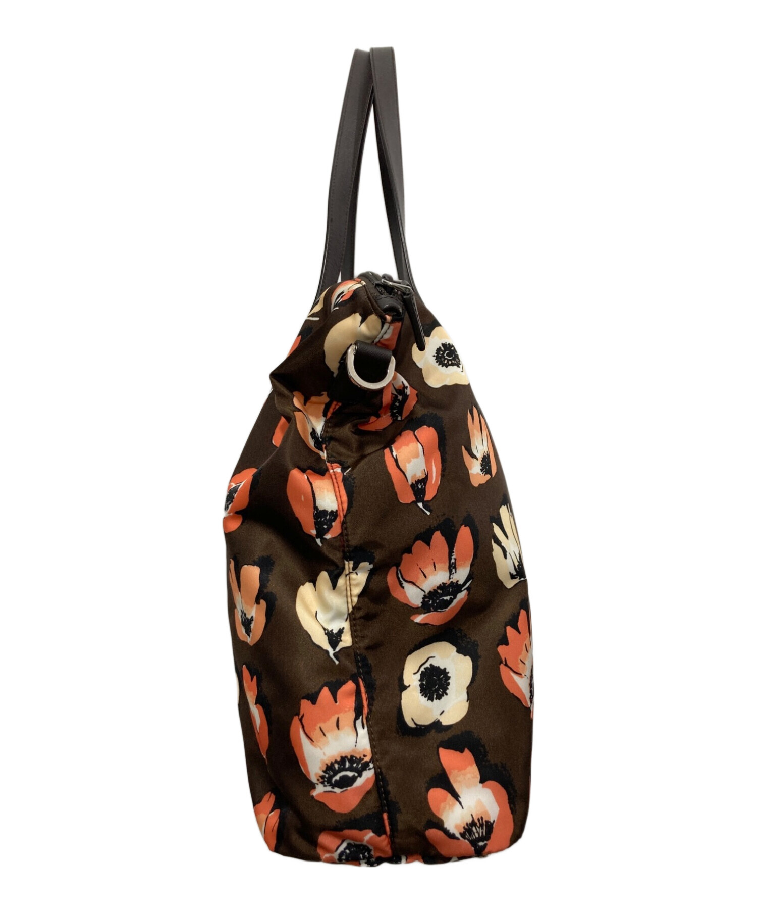 中古・古着通販】PRADA (プラダ) フラワーモチーフトートバッグ 