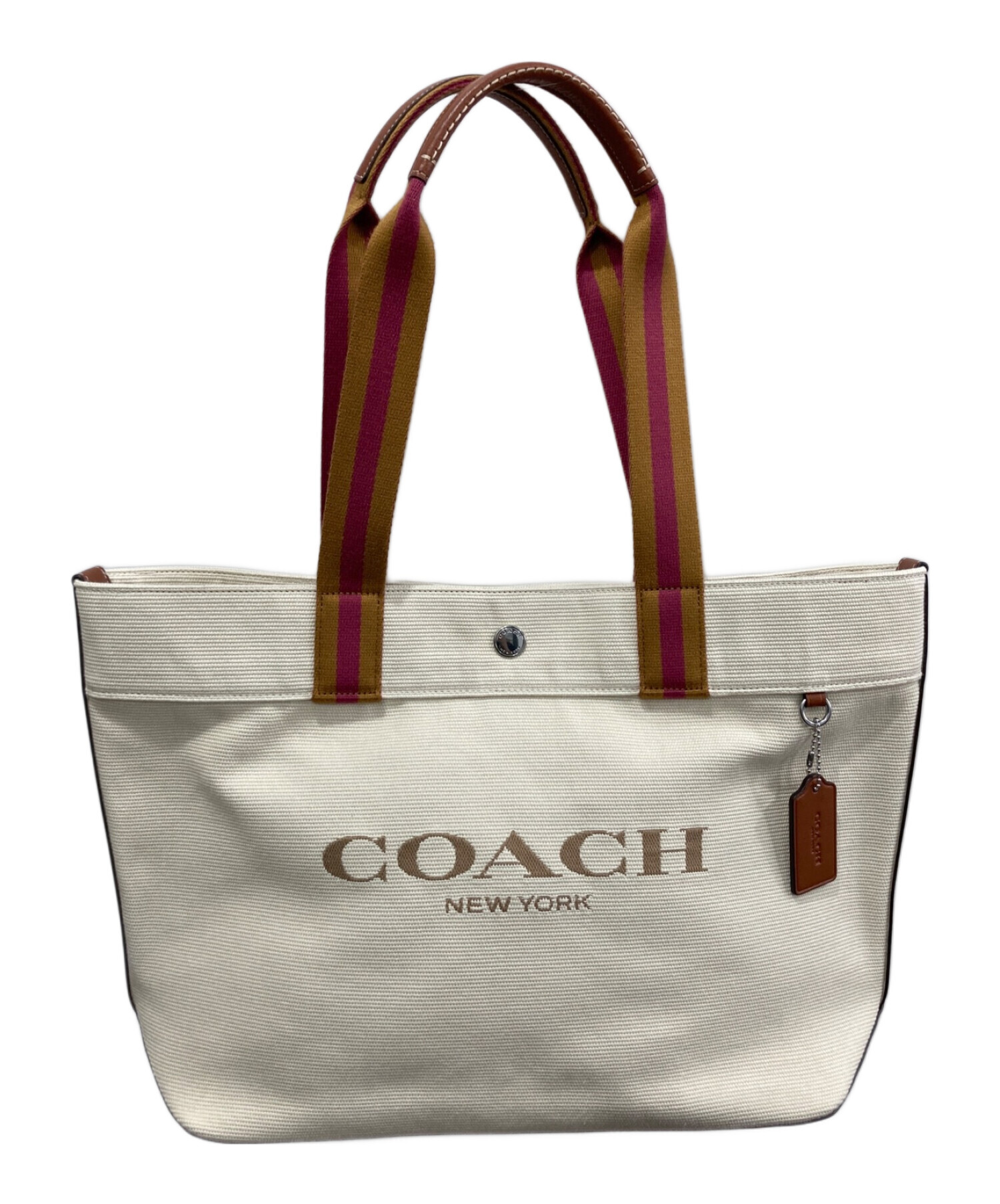 中古・古着通販】COACH (コーチ) キャンバストートバッグ