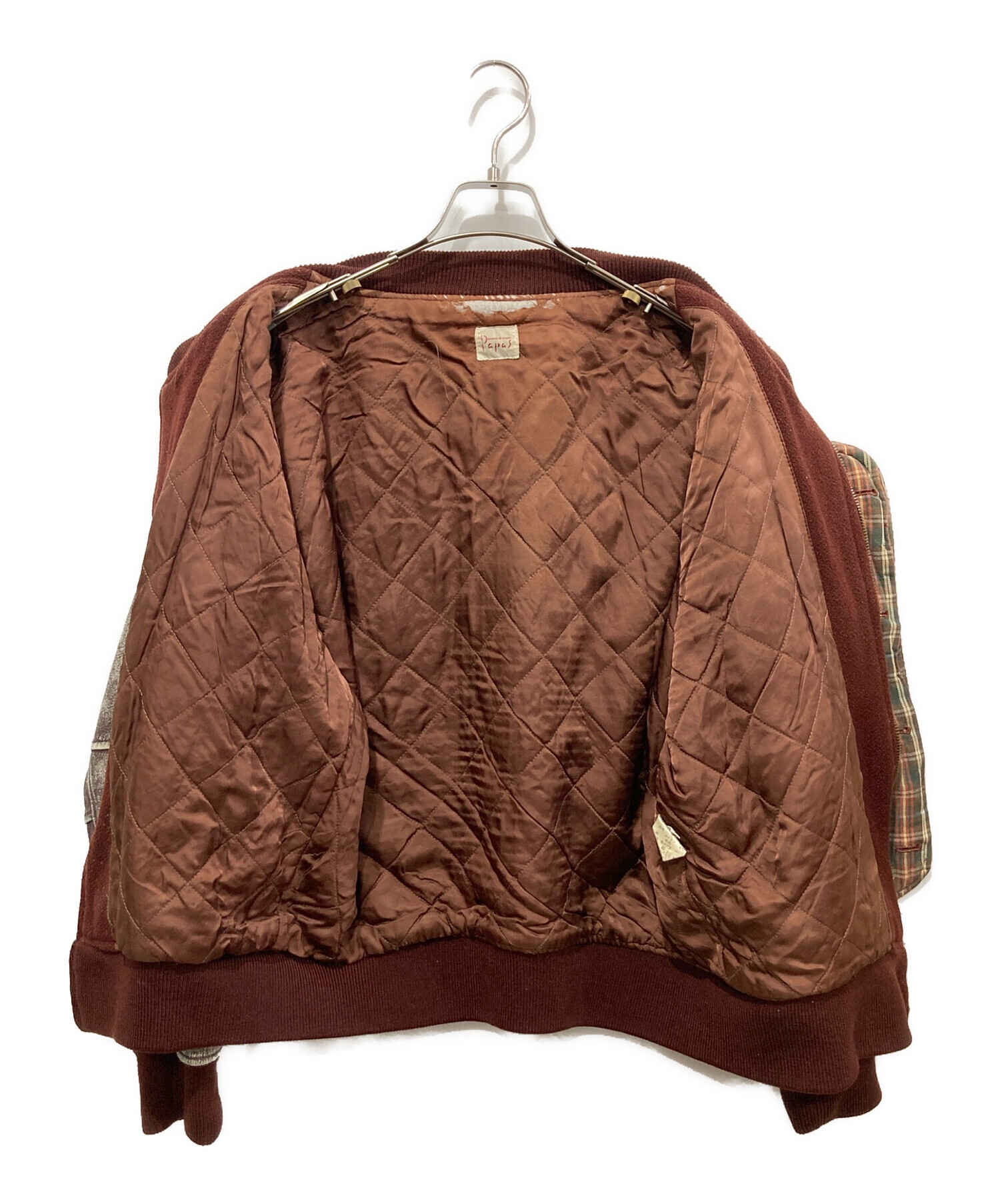 中古・古着通販】PAPAS (パパス) スタジャン レッド サイズ:M