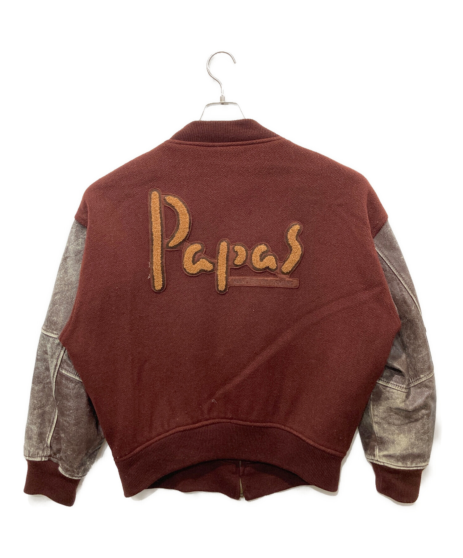 中古・古着通販】PAPAS (パパス) スタジャン レッド サイズ:M