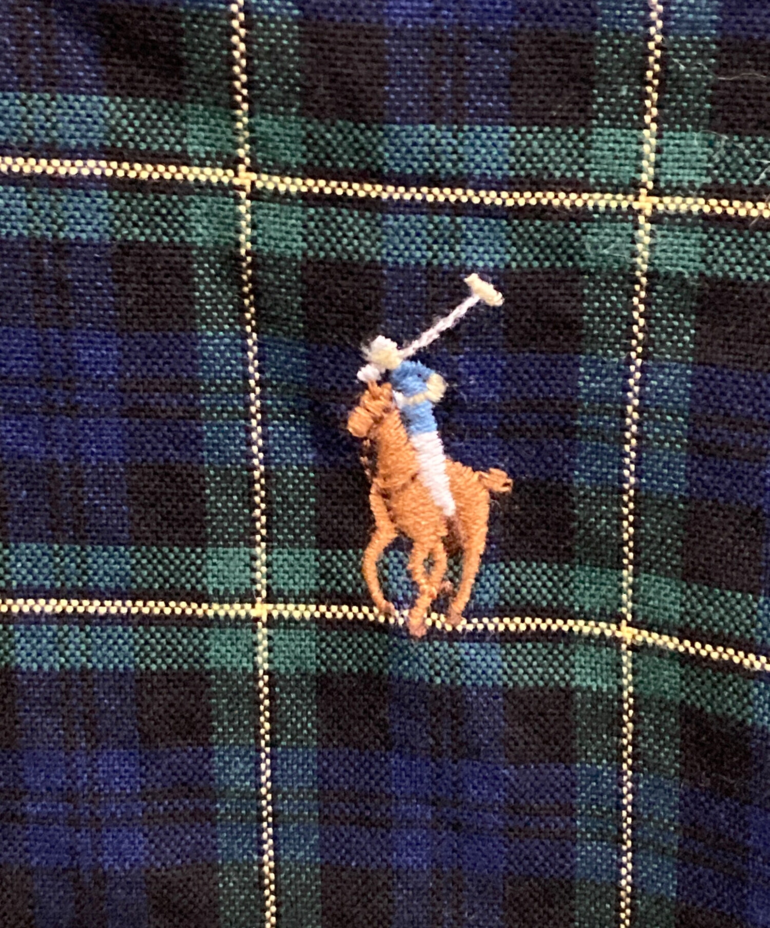 中古・古着通販】RALPH LAUREN (ラルフローレン) ボタンダウンチェック