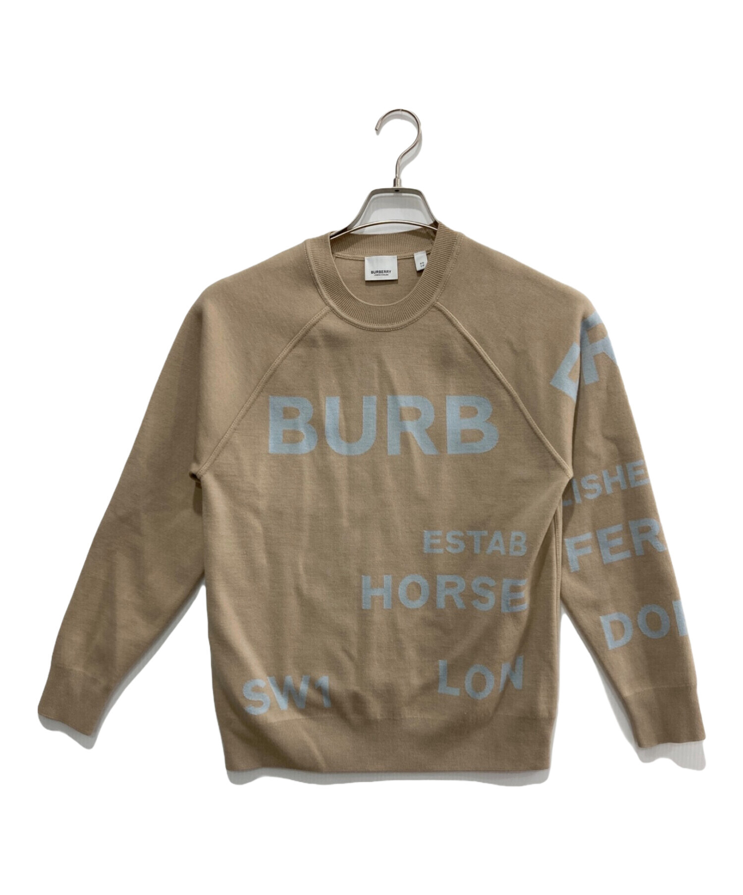 中古・古着通販】BURBERRY (バーバリー) ホースフェリーニット/8040224