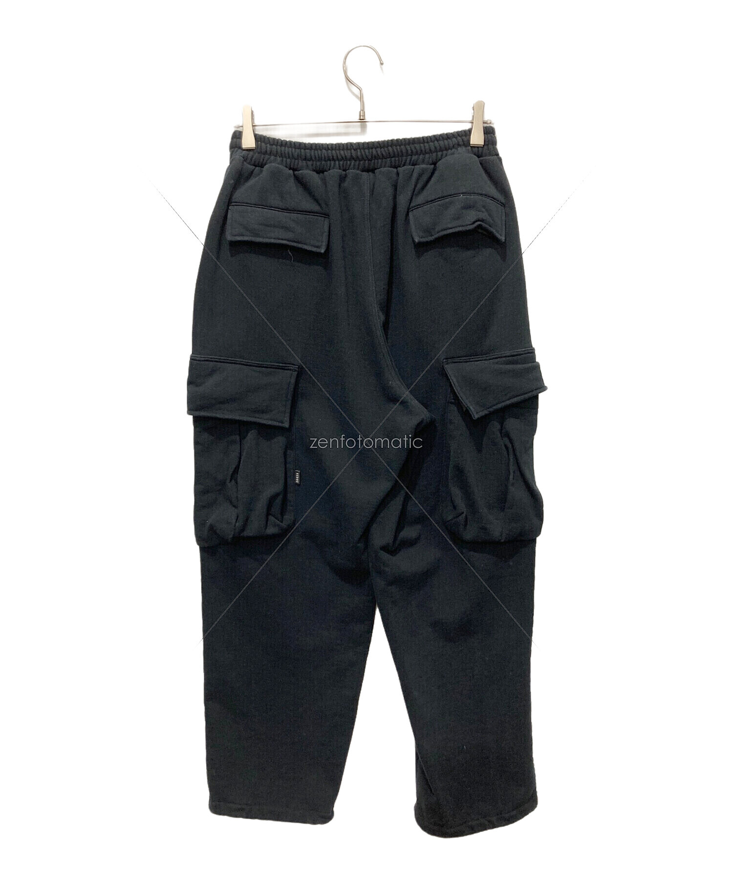 中古・古着通販】KEBOZ (ケボズ) スウェットカーゴパンツ ブラック