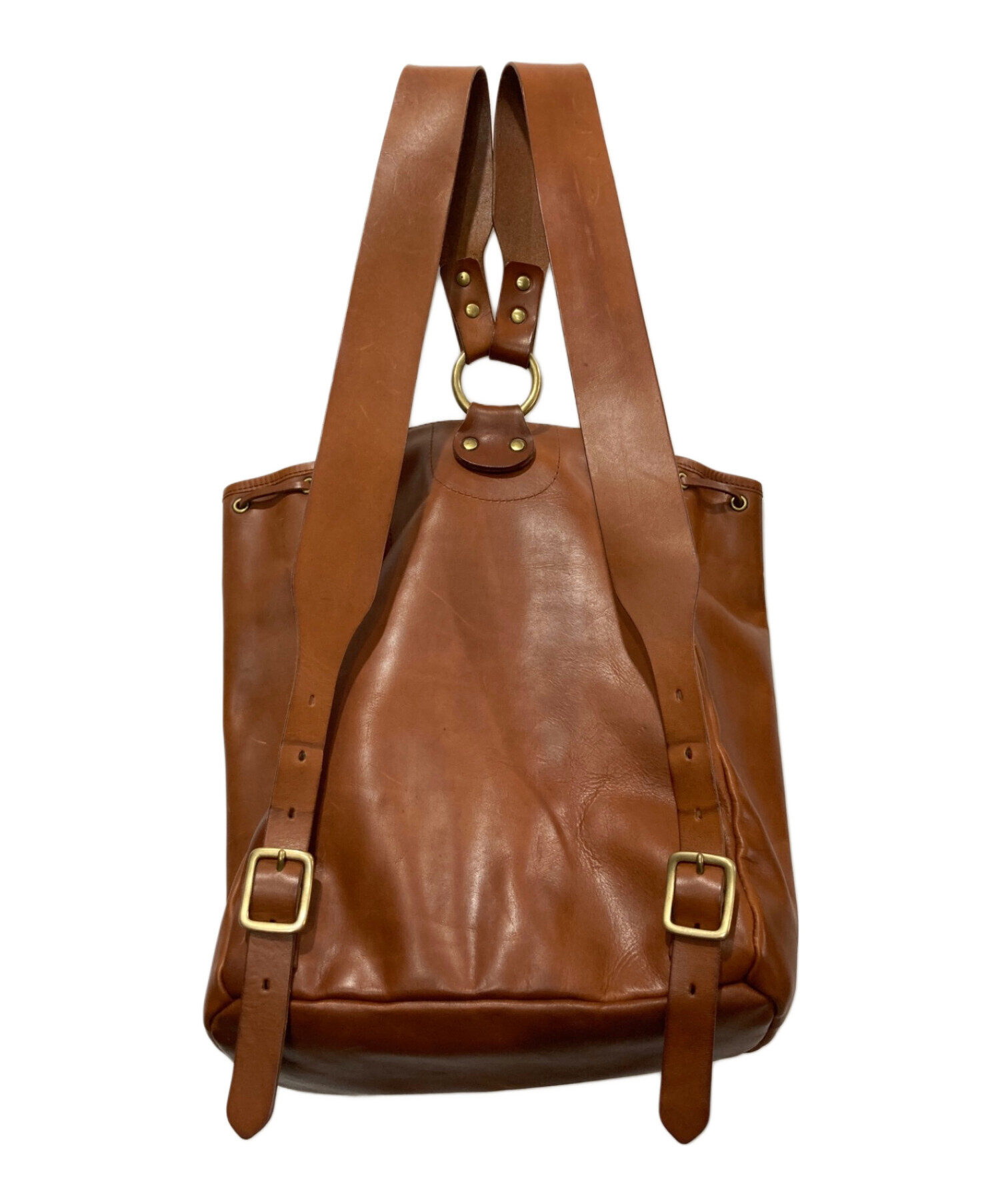 中古・古着通販】SLOW (スロウ) DOUBLE OIL RUCKSACK ブラウン 中古・古着通販】SLOW (スロウ) DOUBLE OIL RUCKSACK ブラウン
