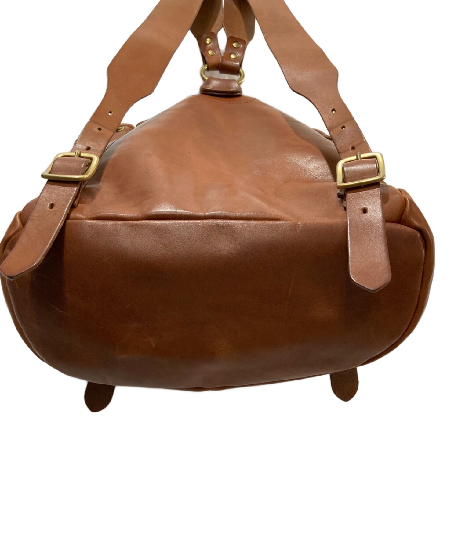 中古・古着通販】SLOW (スロウ) DOUBLE OIL RUCKSACK ブラウン 中古・古着通販】SLOW (スロウ) DOUBLE OIL RUCKSACK ブラウン