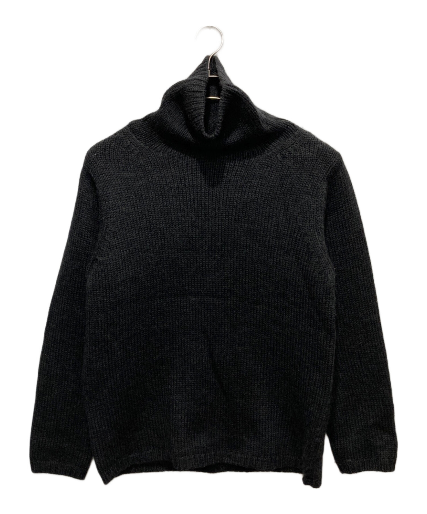 【美品】Y's for men　90's 黒 ハイネック ニット セーター 中古・古着通販】Y'S for men (ワイズフォーメン) タートルネック
