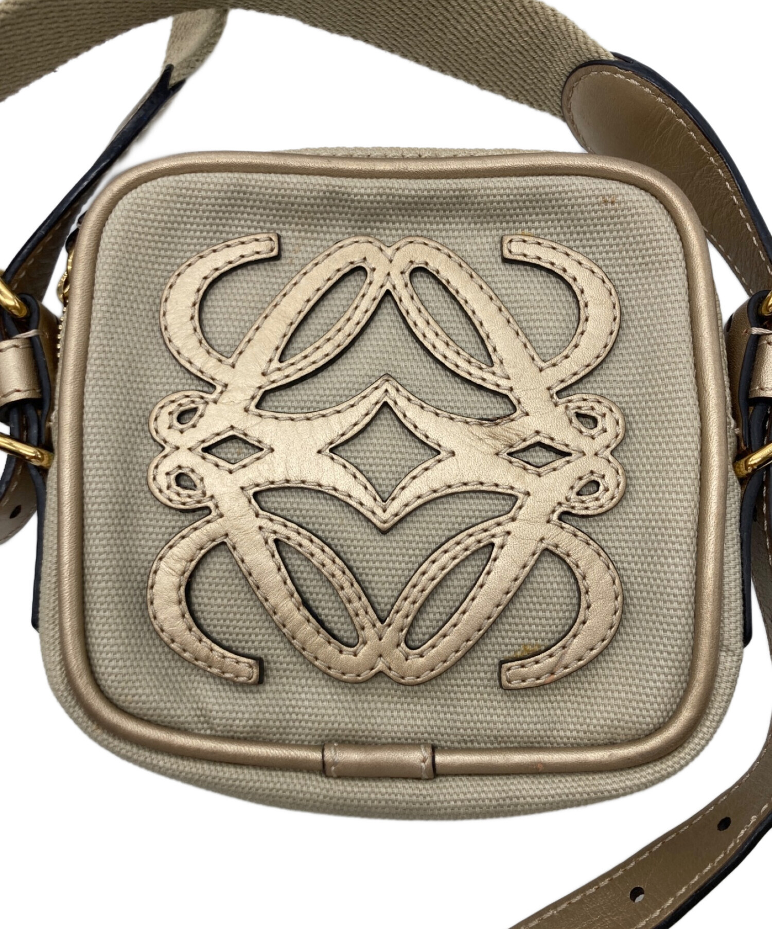 中古・古着通販】LOEWE (ロエベ) スクエアショルダーバッグ