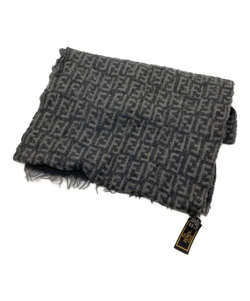 中古・古着通販】FENDI (フェンディ) ズッカ柄マフラー グレー