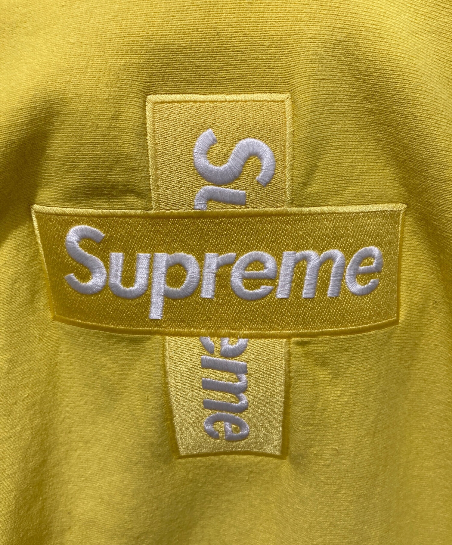 中古・古着通販】SUPREME (シュプリーム) Cross Box Logo Hooded