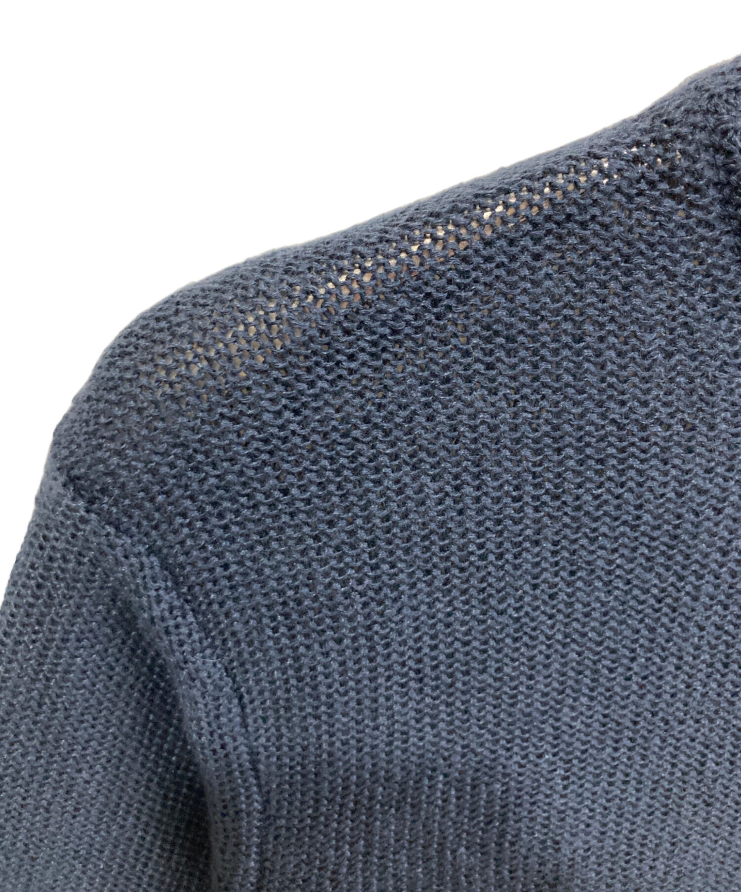 Theory - 【現行美品】セオリー　エルボーパッチクルーネックプルオーバー　Sサイズ　ネイビー 中古・古着通販】theory (セオリー) エルボーパッチクルーネックプル