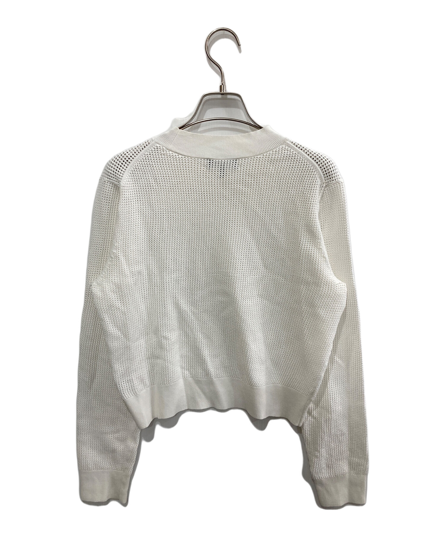 セオリー Theory 24SS Wooster Crepe Knit Pointelle PO プルオーバー ニット セーター 長袖 S 黒 ブラック /DF ■OS レディース 現行モデル24SS Theory Wooster Crepe ボートネックニット