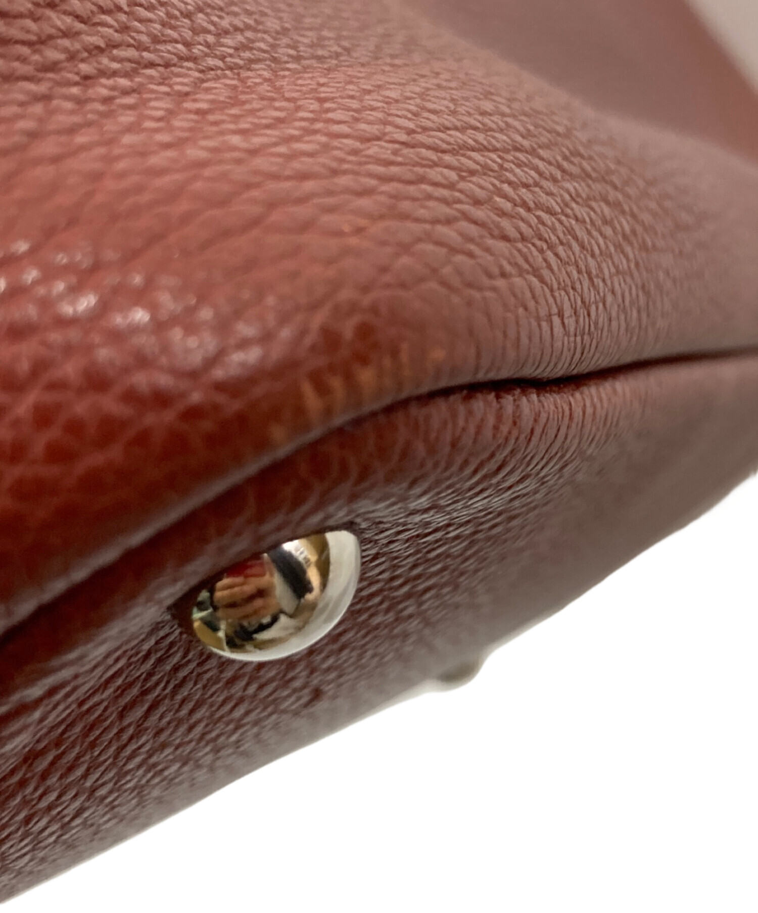 中古・古着通販】LONGCHAMP (ロンシャン) ルフローネ2WAYバッグ レッド