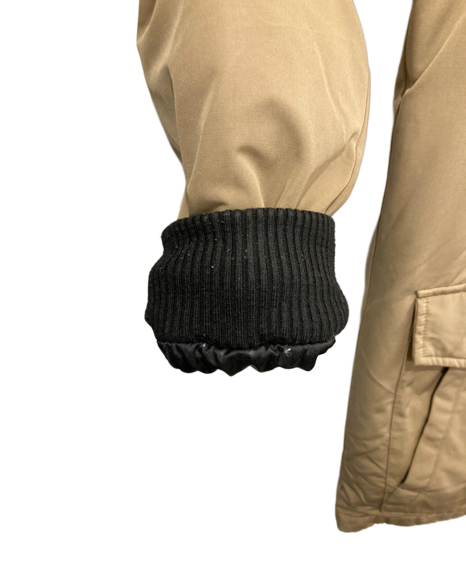 Schott フード付きダウンジャケット ベージュ Schott N.Y.C (ショット) クラッシック フード ダウン