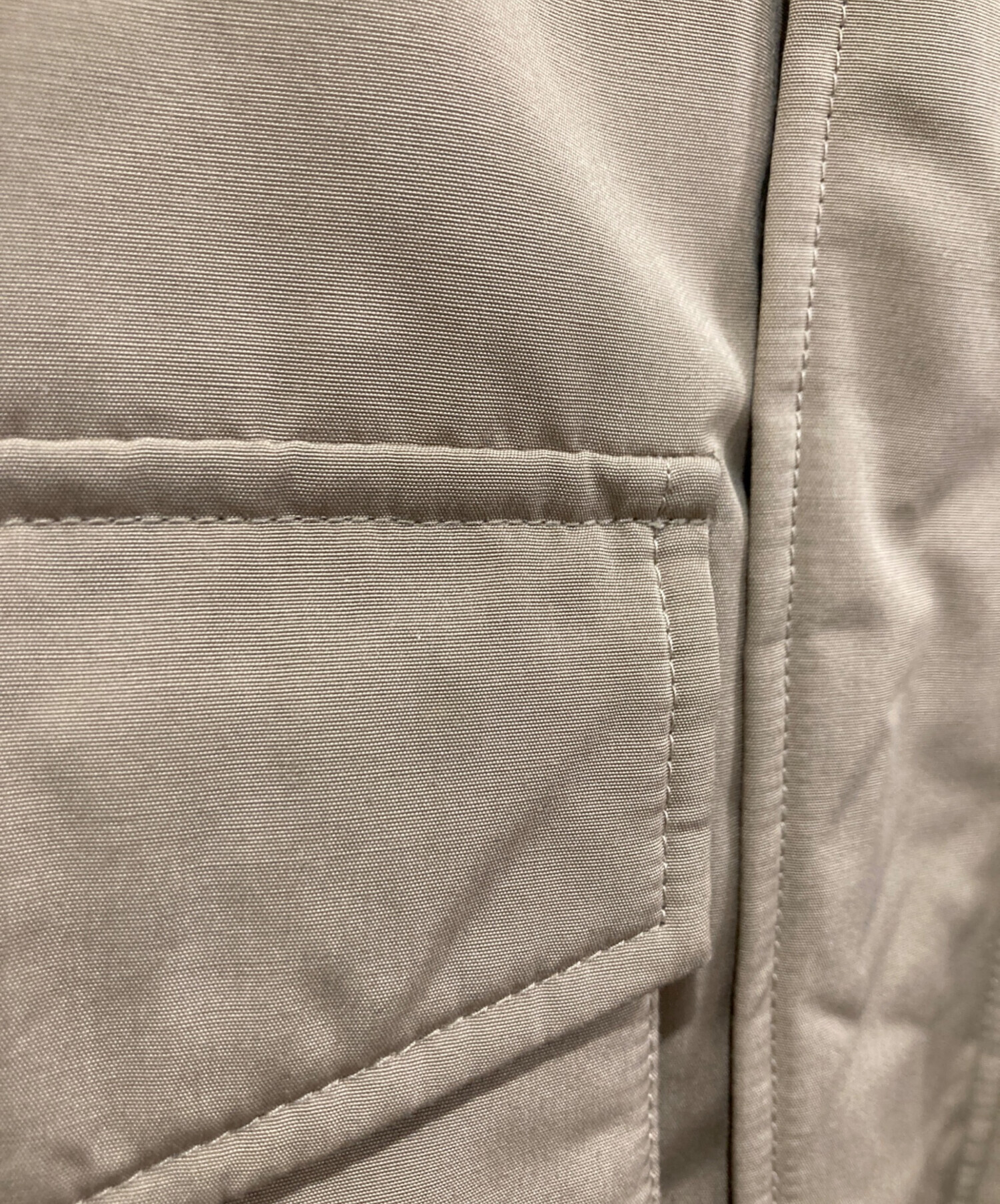 Schott フード付きダウンジャケット ベージュ Schott N.Y.C SALE セール ショット クラシック 2トーン ダウン