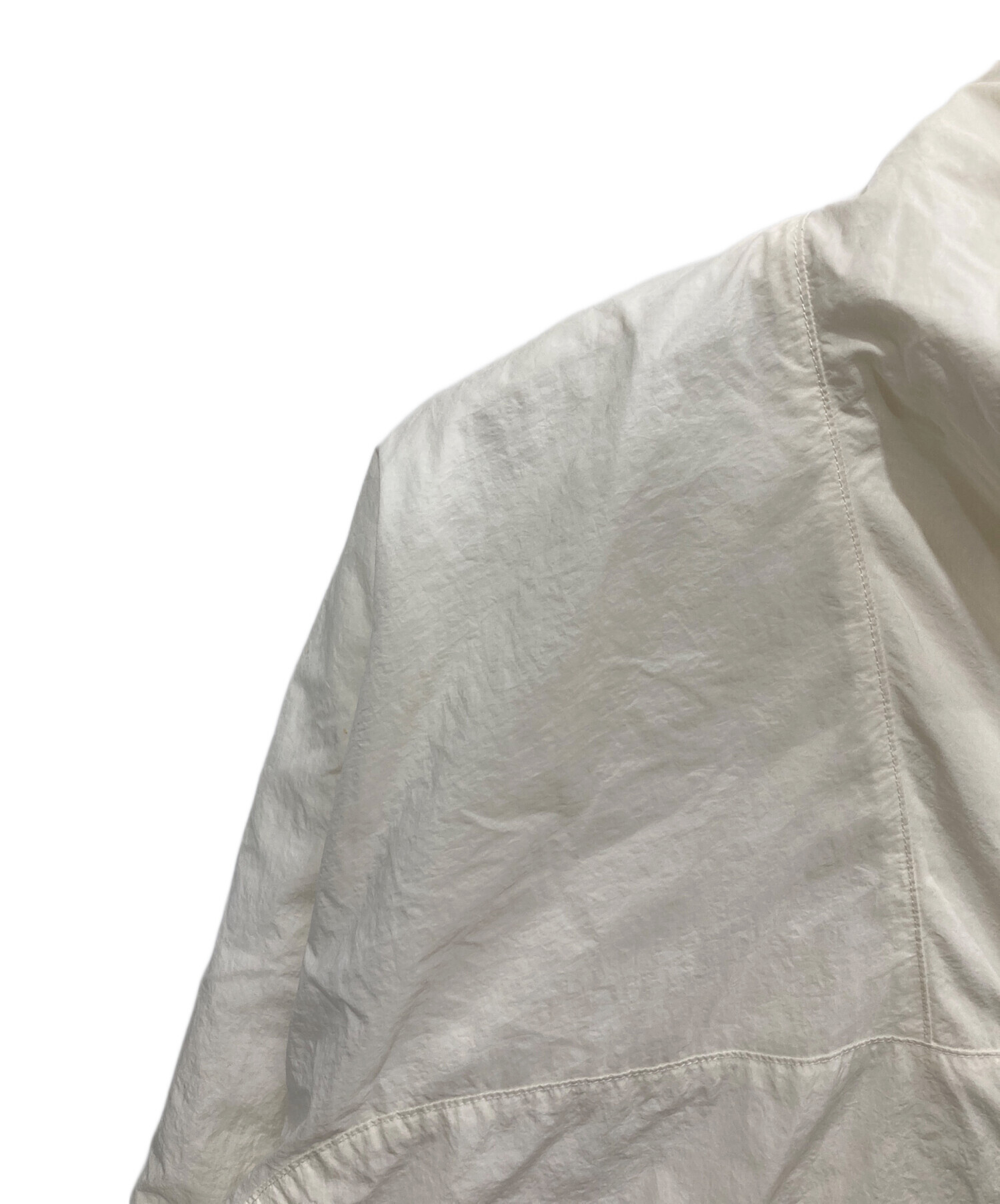 中古・古着通販】COMOLI (コモリ) ナイロンジャケット ホワイト サイズ