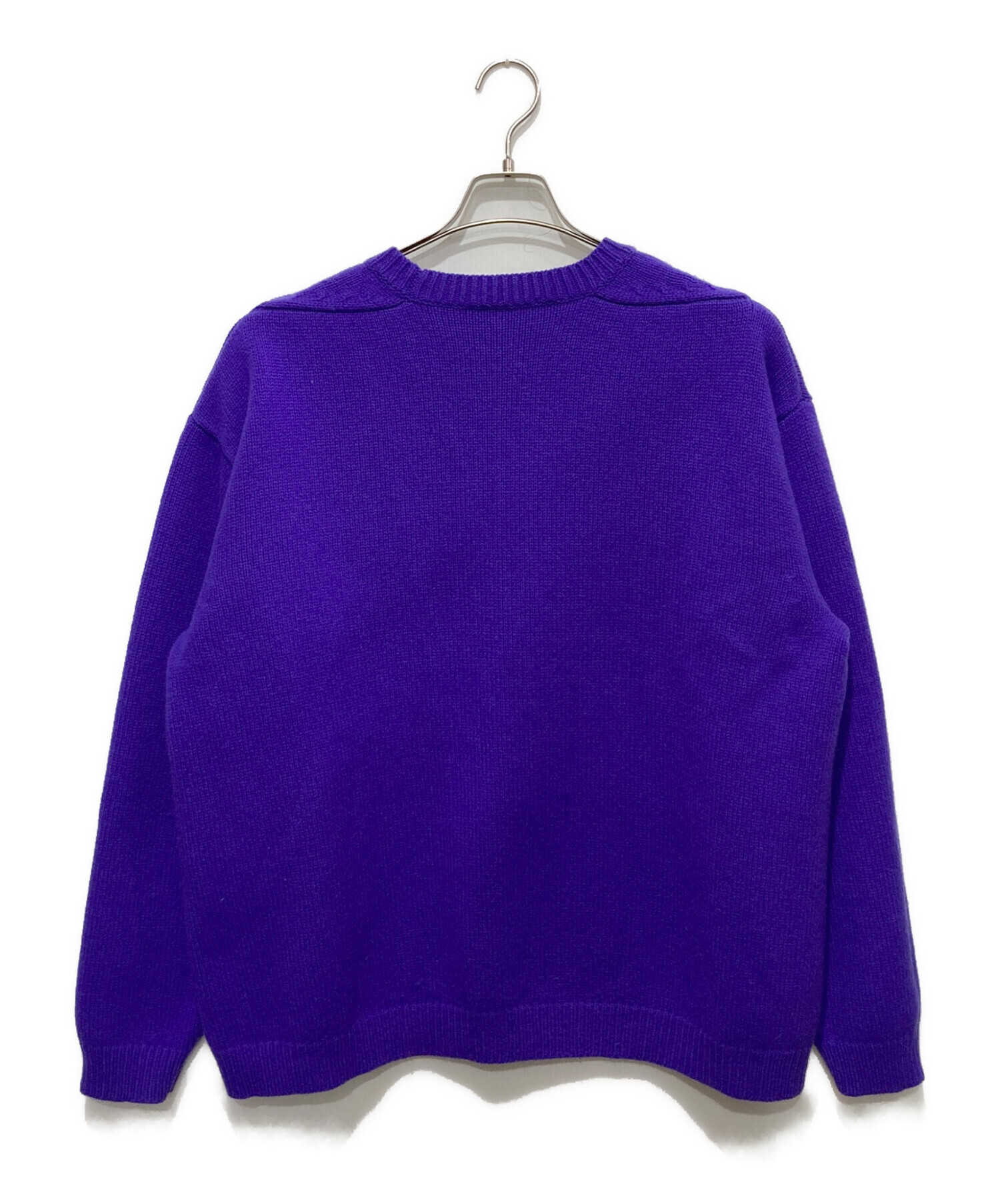 STUDIO NICHOLSON GUERNSEY JUMPER パープル 中古・古着通販】STUDIO NICHOLSON (スタジオニコルソン) 5GG GUERNSEY