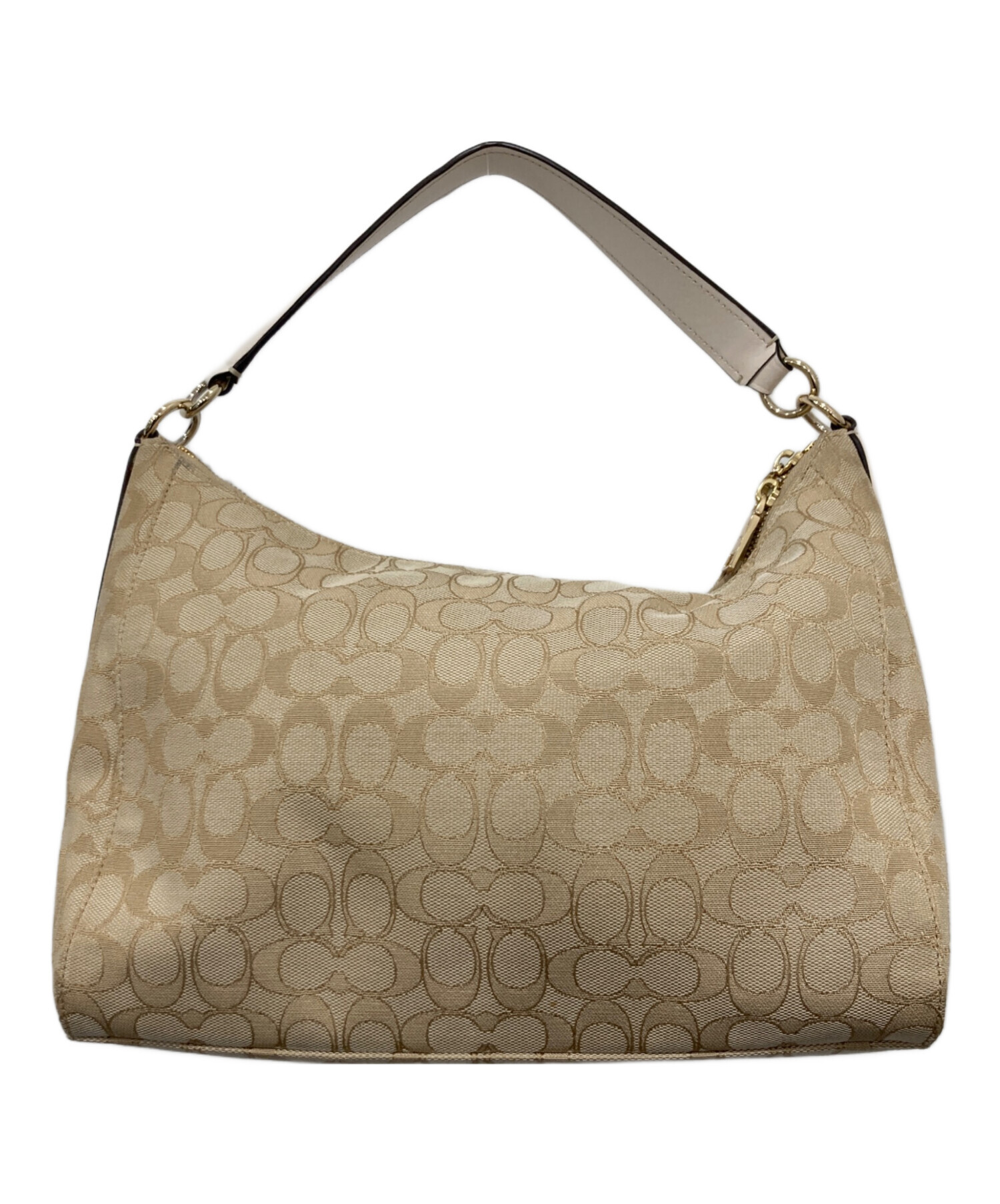 中古・古着通販】COACH (コーチ) ショルダーバッグ ベージュ｜ブランド 