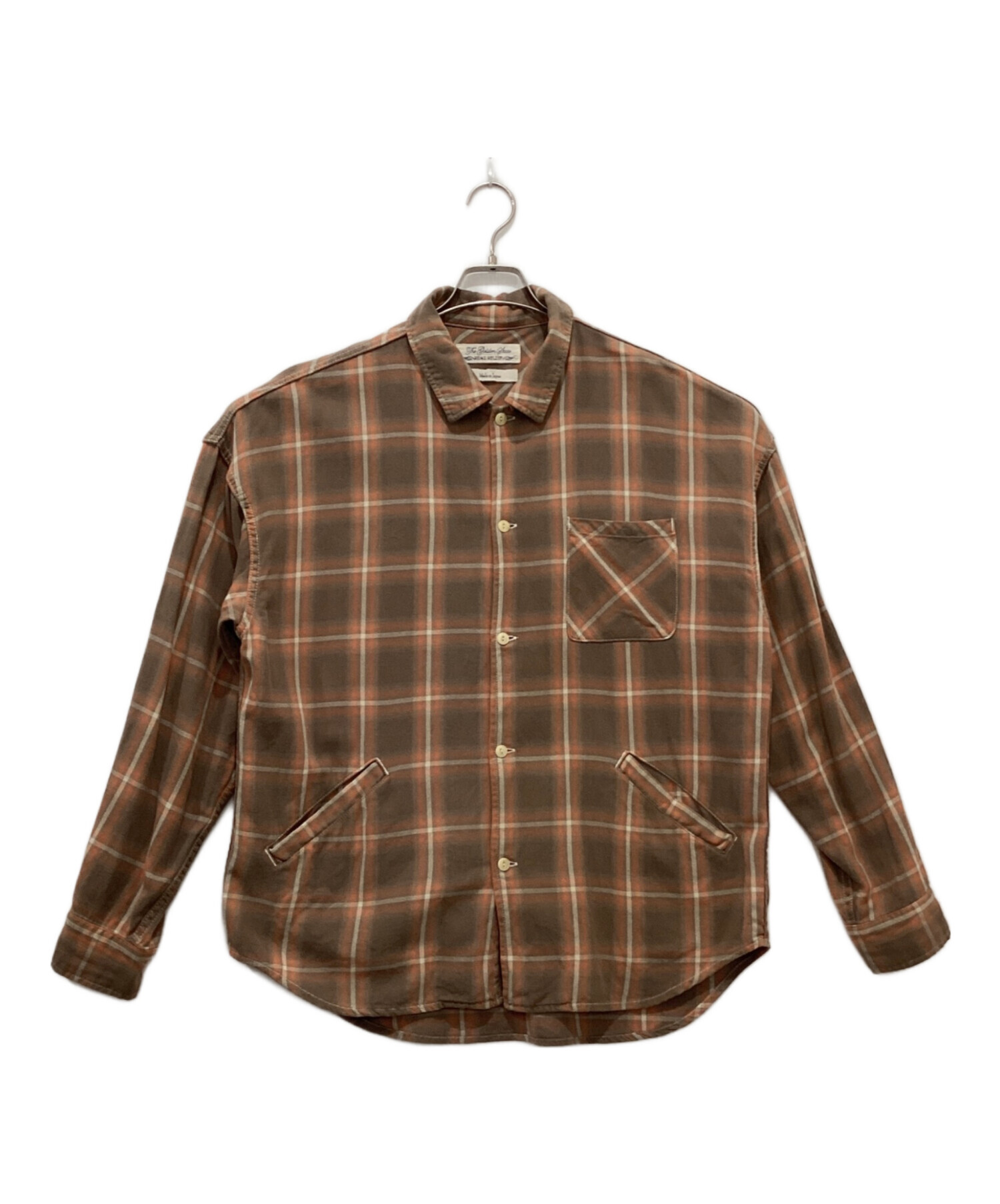 中古・古着通販】REMI RELIEF (レミレリーフ) チェックワイドフリンジ  