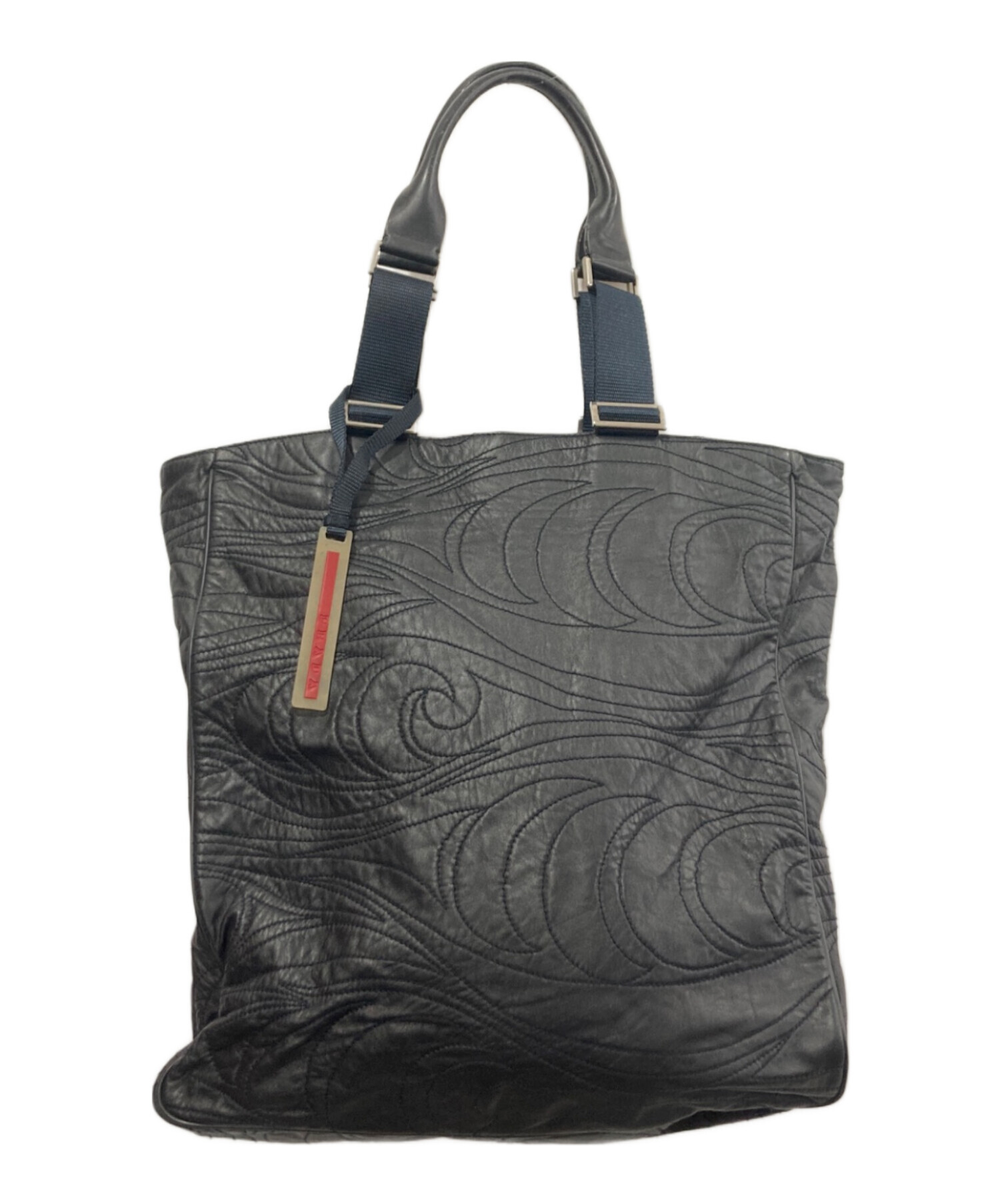 ※専用※プラダスポーツ PRADA トートバッグ 中古・古着通販】PRADA SPORTS (プラダスポーツ) 刺繍レザー