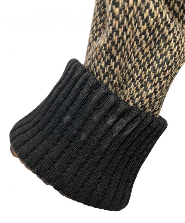 schott ウールリブジャケット 中古・古着通販】Schott (ショット) ウールリブジャケット グレー