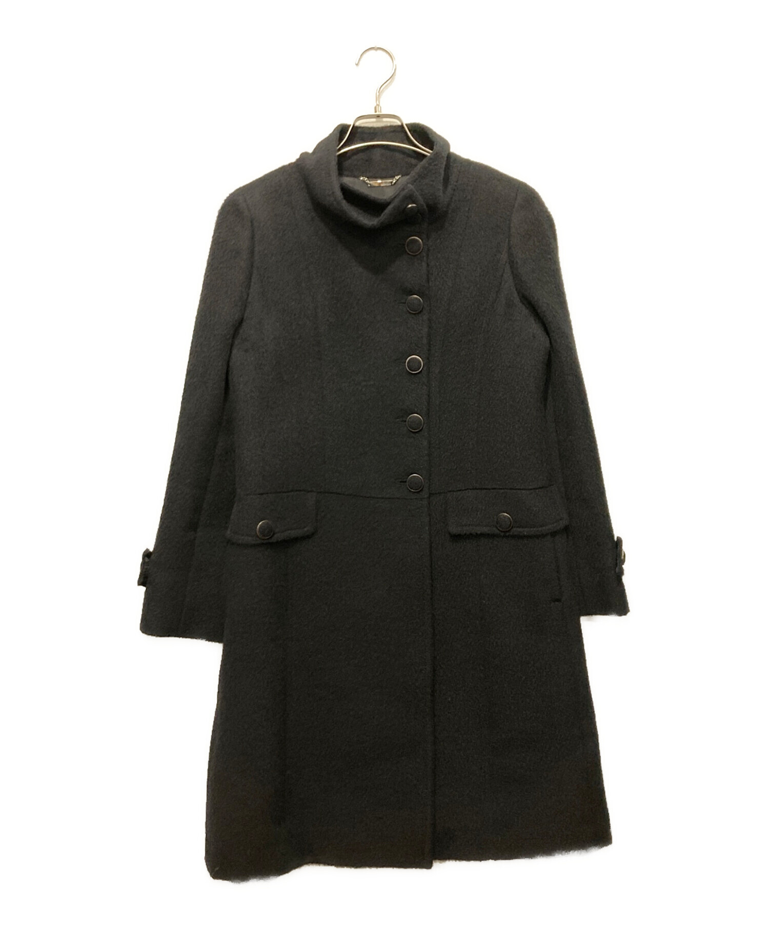 中古・古着通販】Harrods (ハロッズ) シャギースタンドカラー コート 
